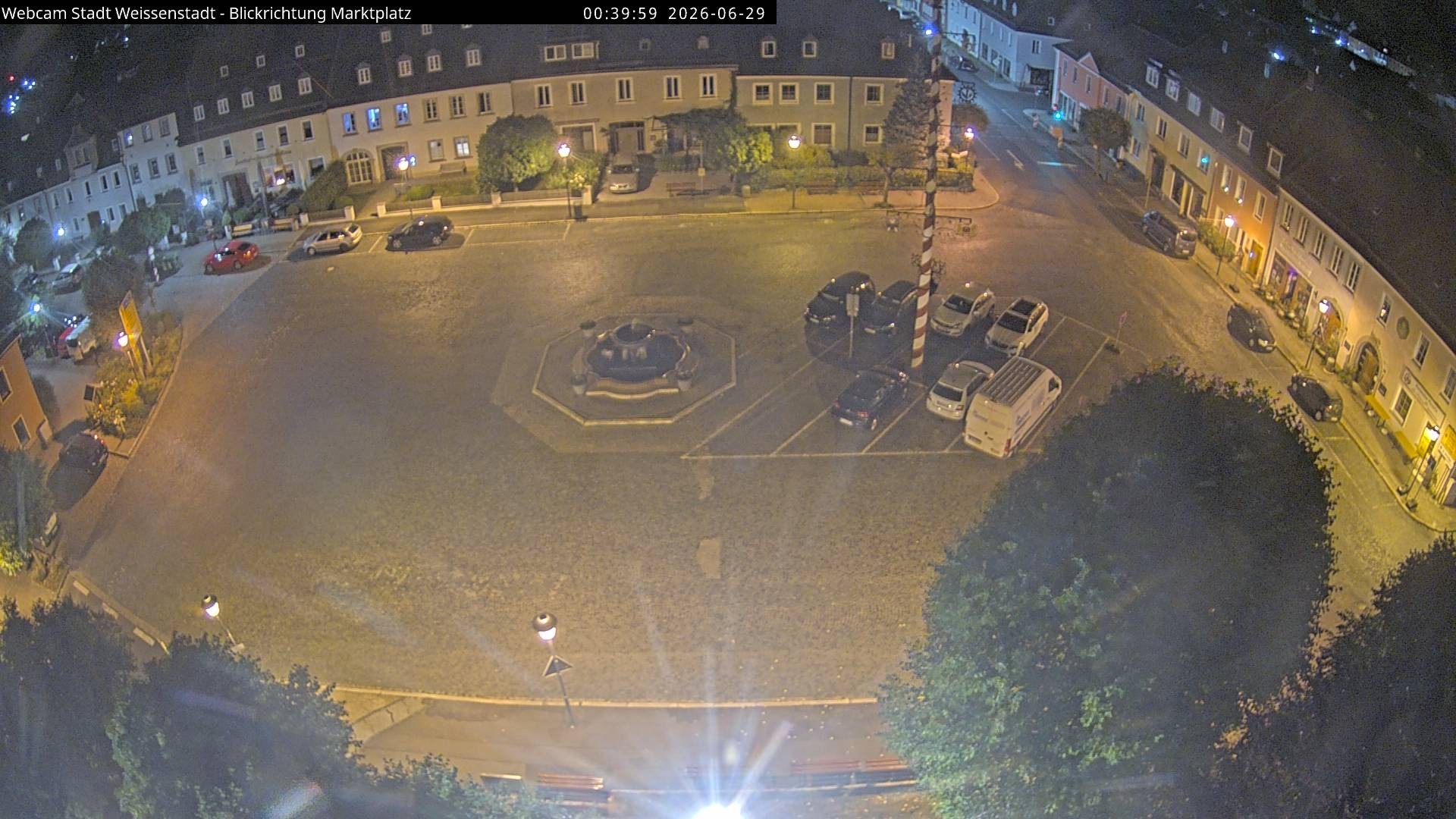 Archiv Foto Webcam Marktplatz Weißenstadt