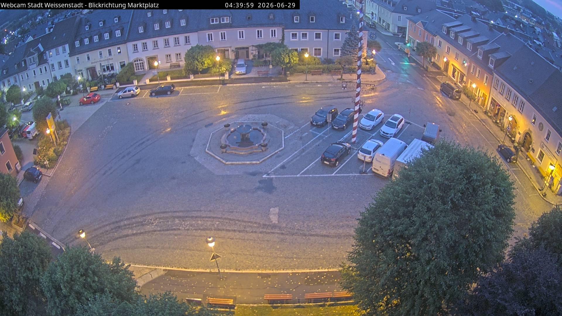 Archiv Foto Webcam Marktplatz Weißenstadt