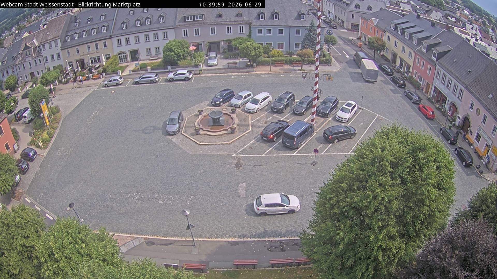 Archiv Foto Webcam Marktplatz Weißenstadt