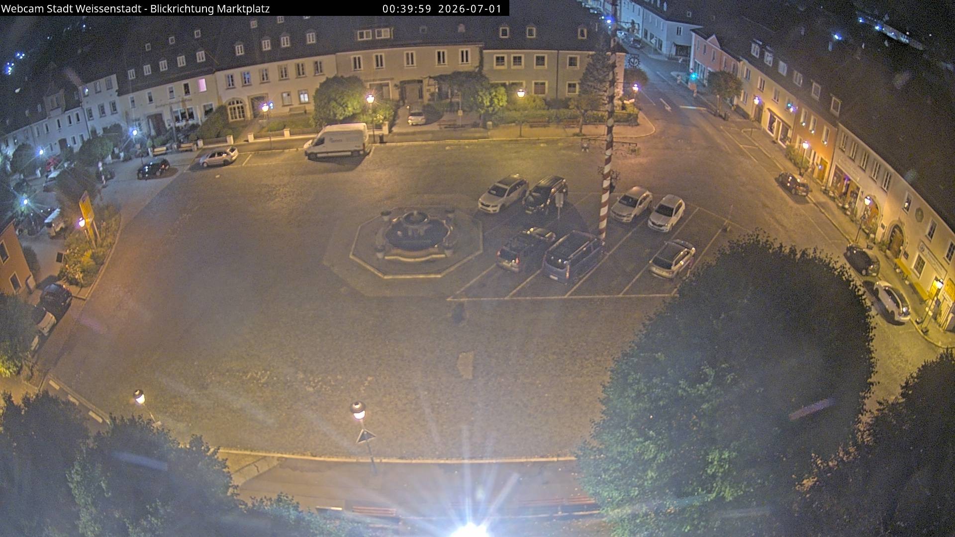 Archiv Foto Webcam Marktplatz Weißenstadt