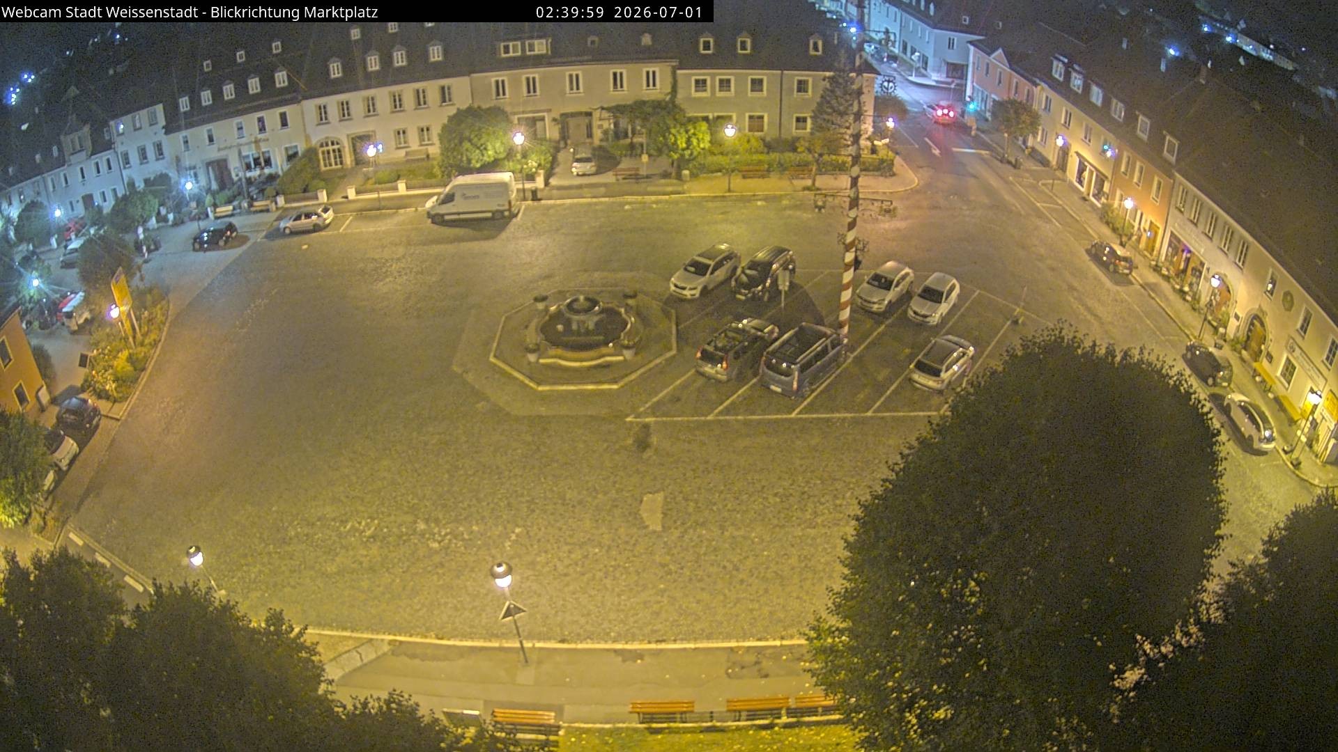 Archiv Foto Webcam Marktplatz Weißenstadt