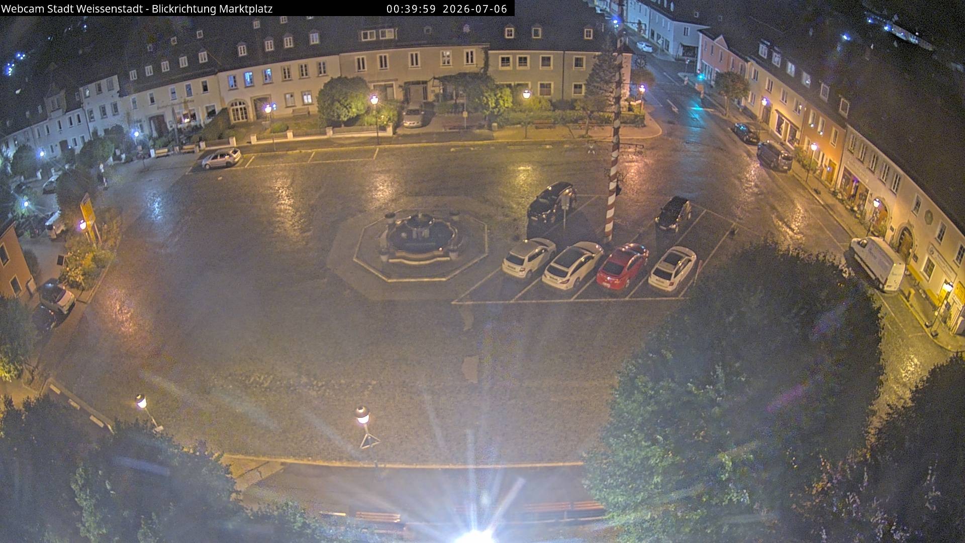Archiv Foto Webcam Marktplatz Weißenstadt
