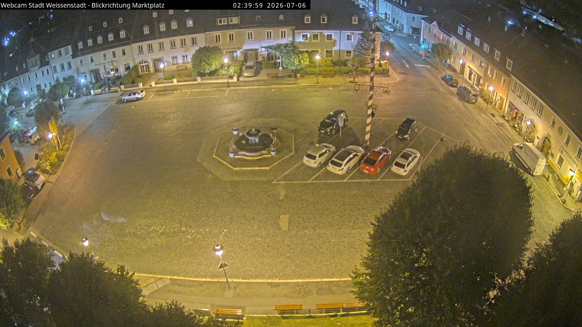 Archiv Foto Webcam Marktplatz Weißenstadt