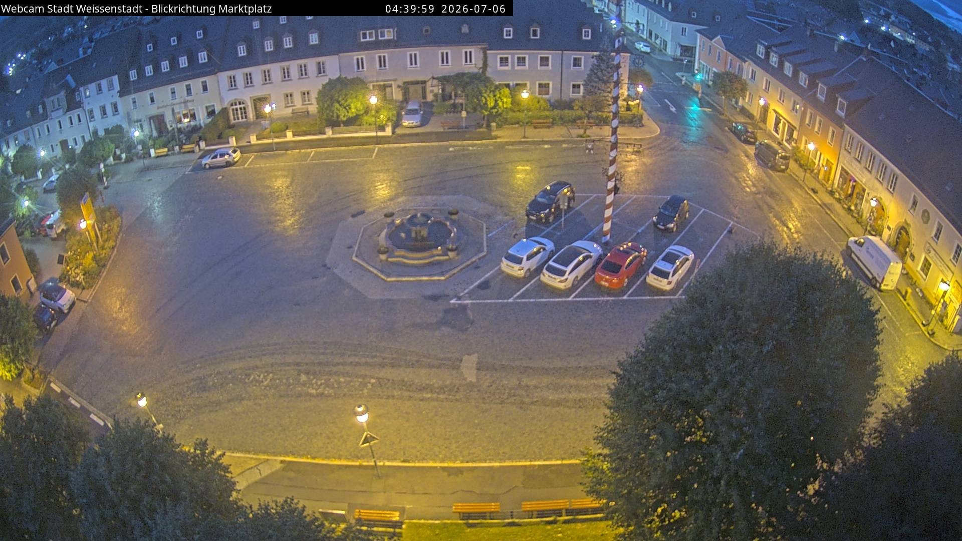 Archiv Foto Webcam Marktplatz Weißenstadt