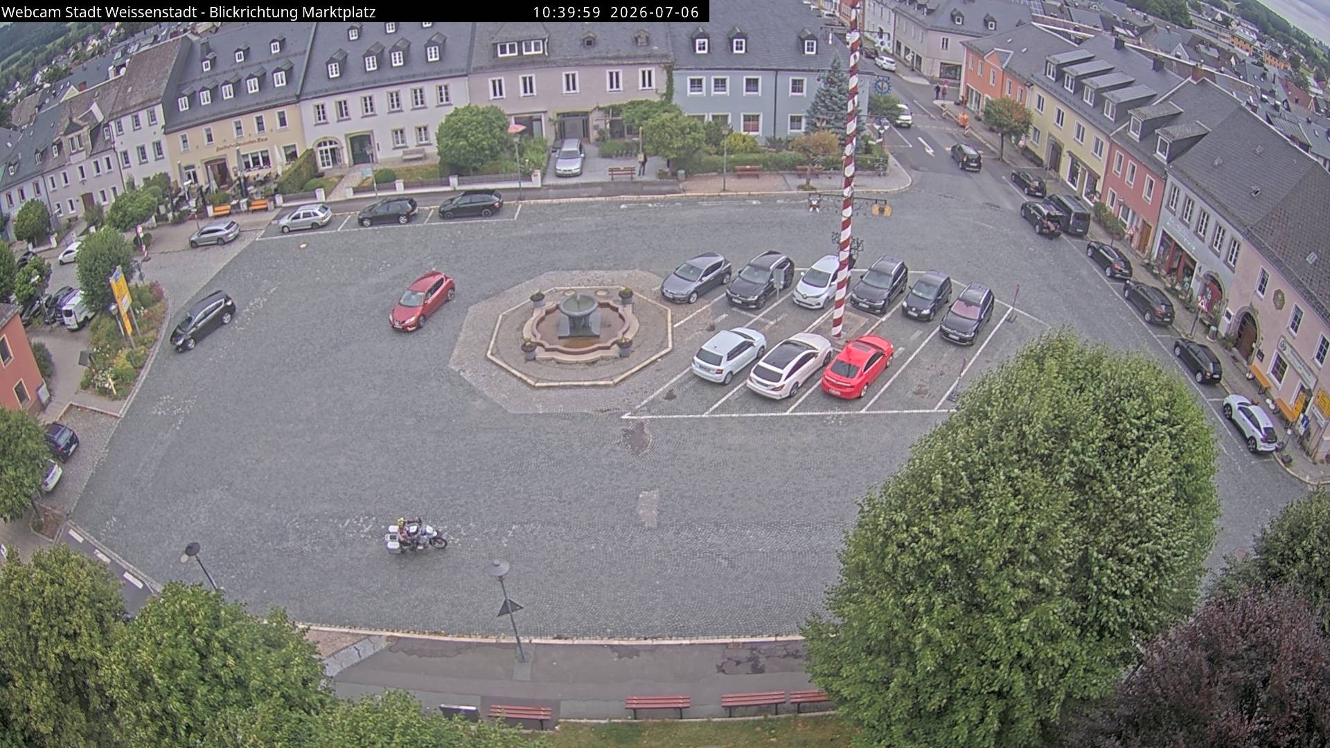 Archiv Foto Webcam Marktplatz Weißenstadt