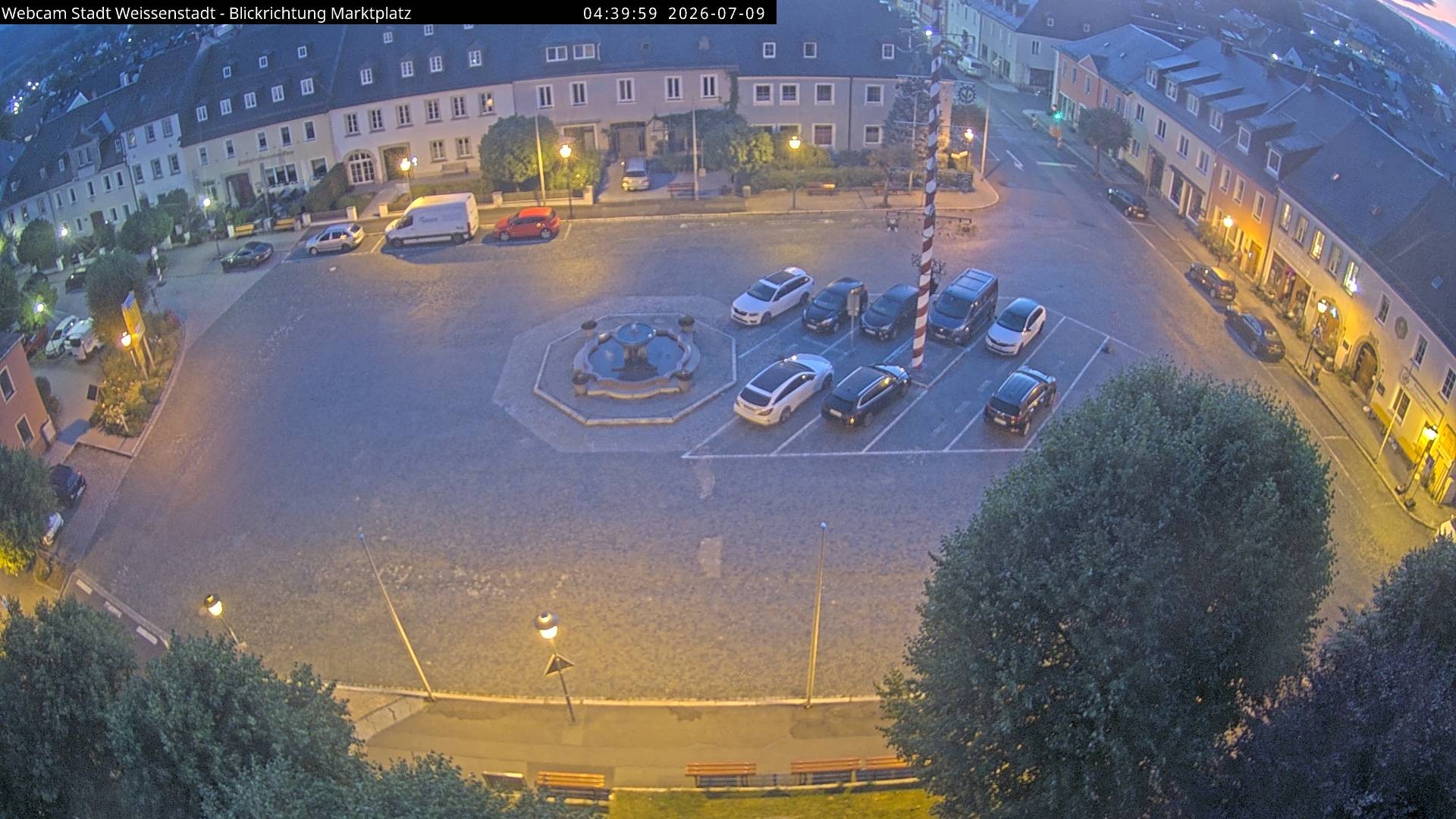 Archiv Foto Webcam Marktplatz Weißenstadt