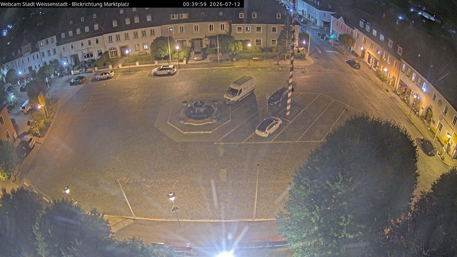Archiv Foto Webcam Marktplatz Weißenstadt