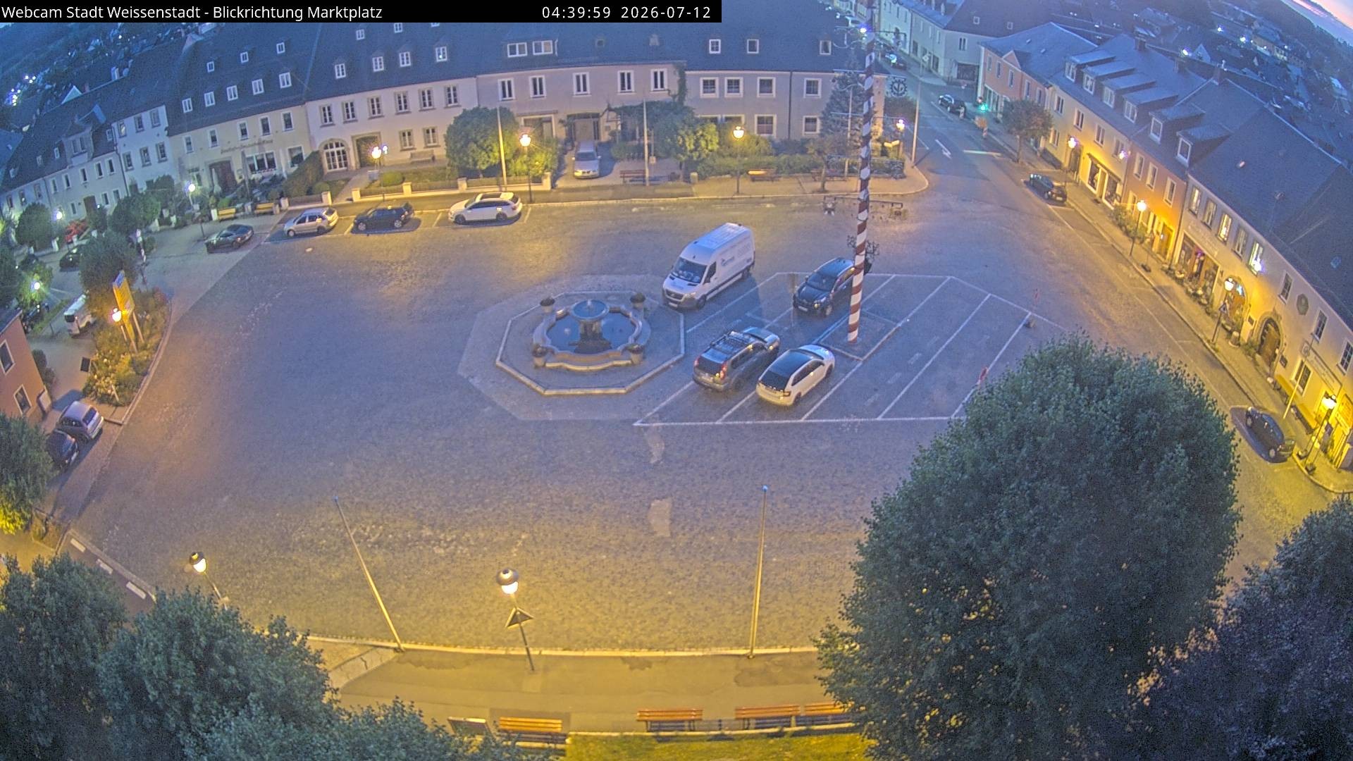 Archiv Foto Webcam Marktplatz Weißenstadt