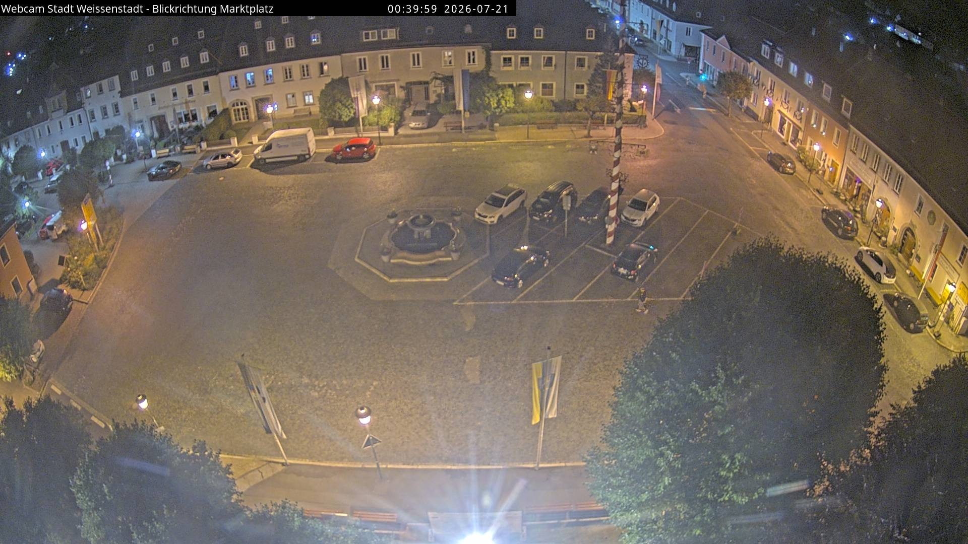 Archiv Foto Webcam Marktplatz Weißenstadt