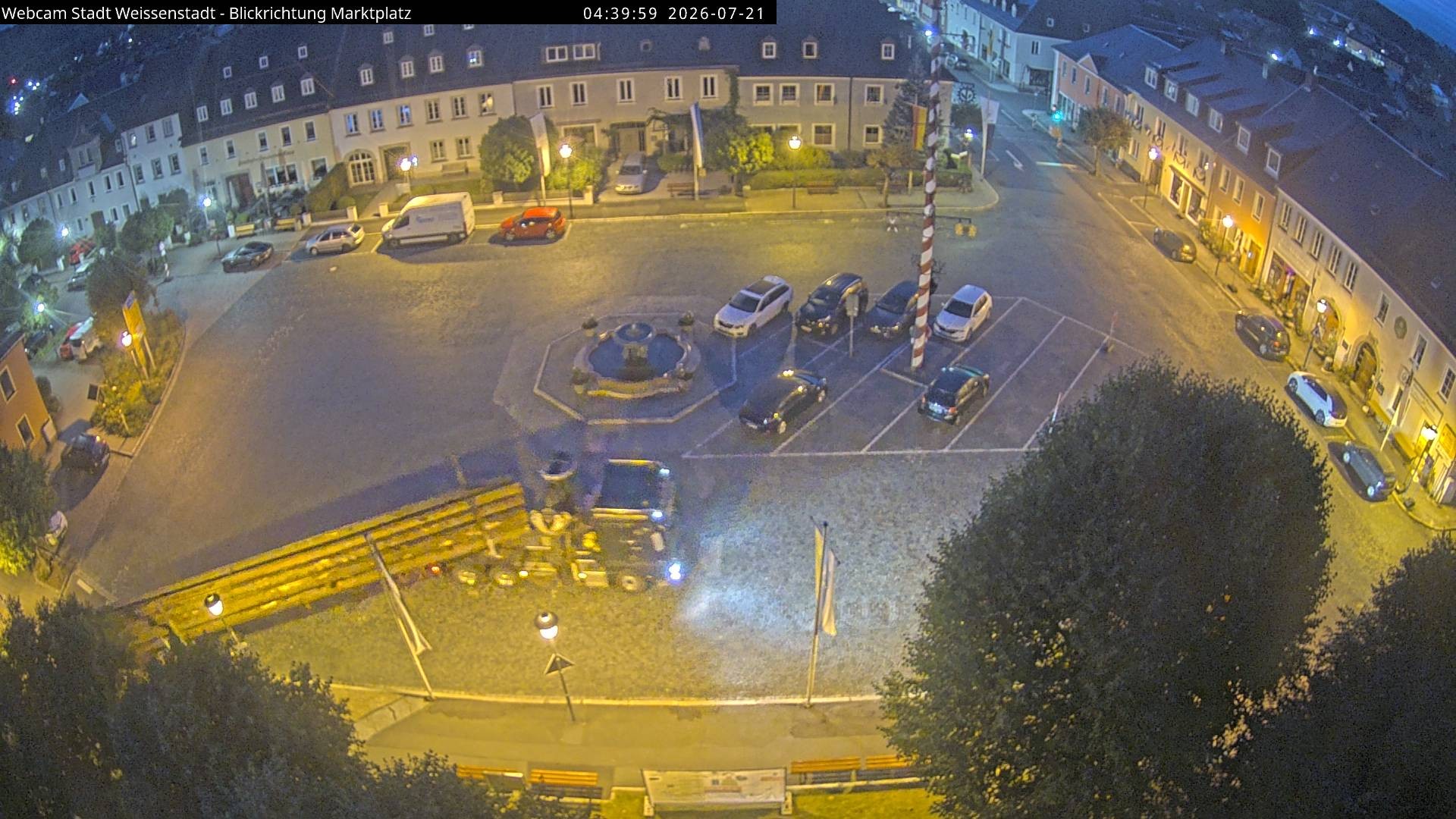 Archiv Foto Webcam Marktplatz Weißenstadt