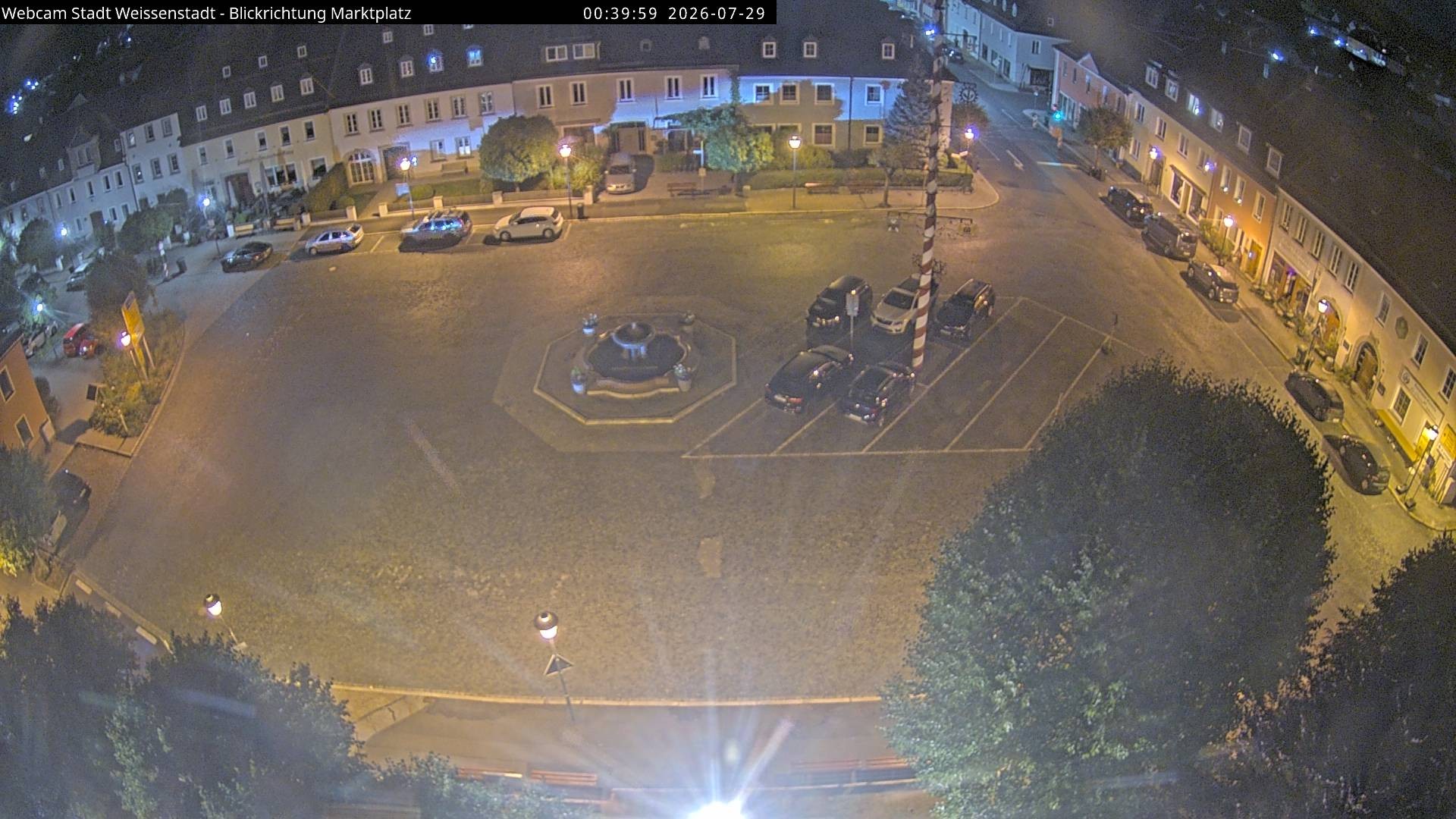 Archiv Foto Webcam Marktplatz Weißenstadt