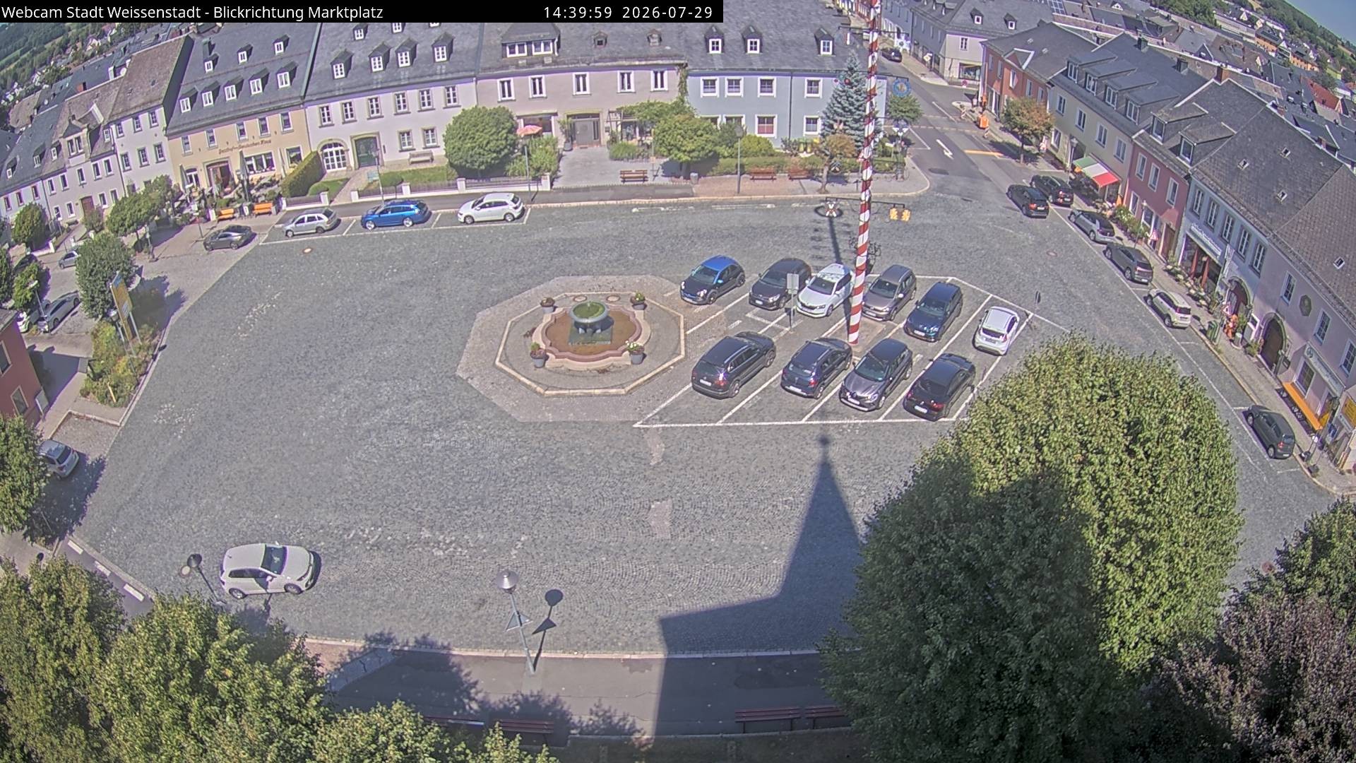 Archiv Foto Webcam Marktplatz Weißenstadt