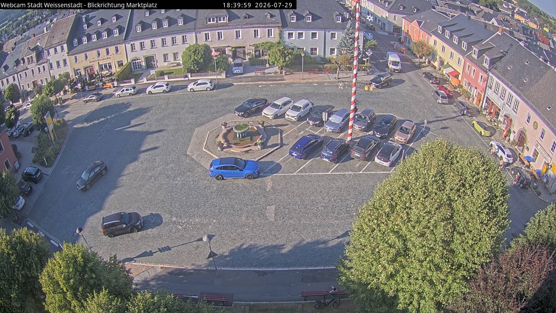 Archiv Foto Webcam Marktplatz Weißenstadt