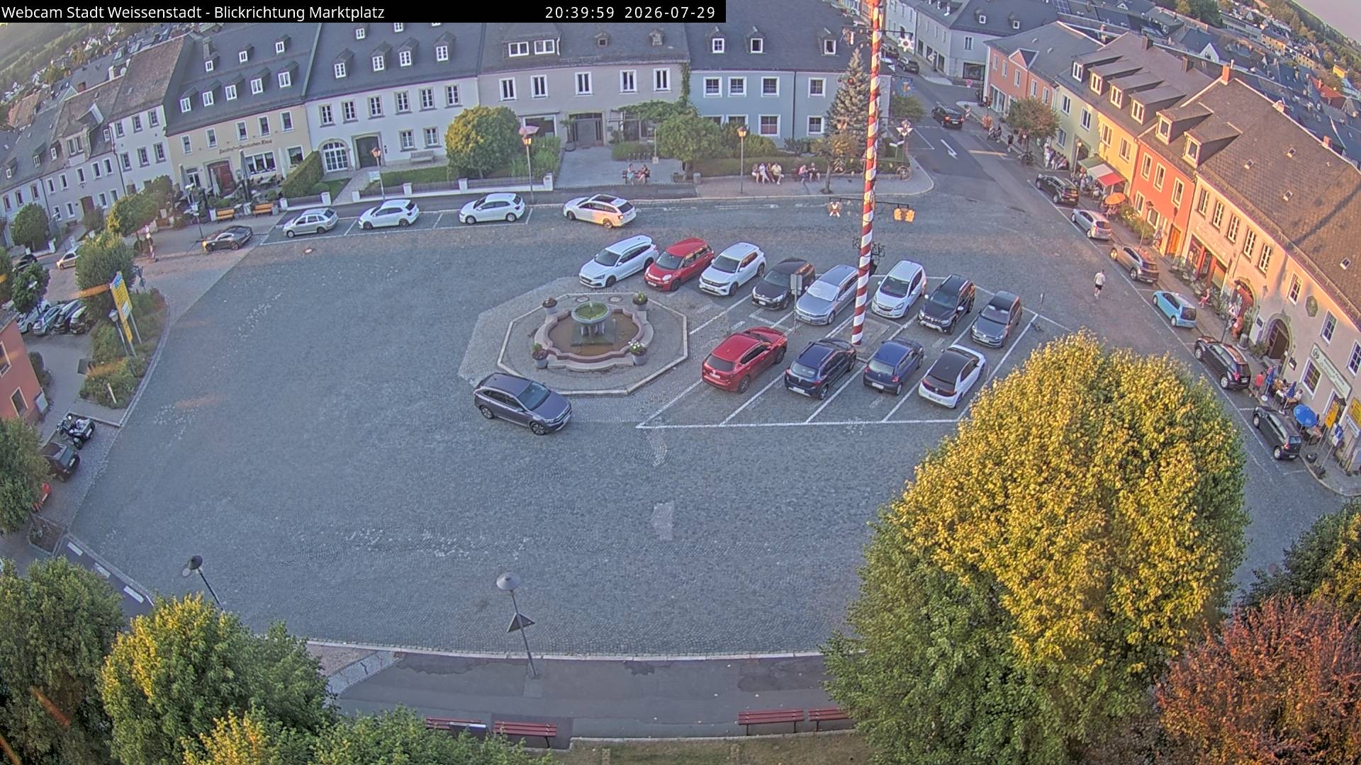 Archiv Foto Webcam Marktplatz Weißenstadt
