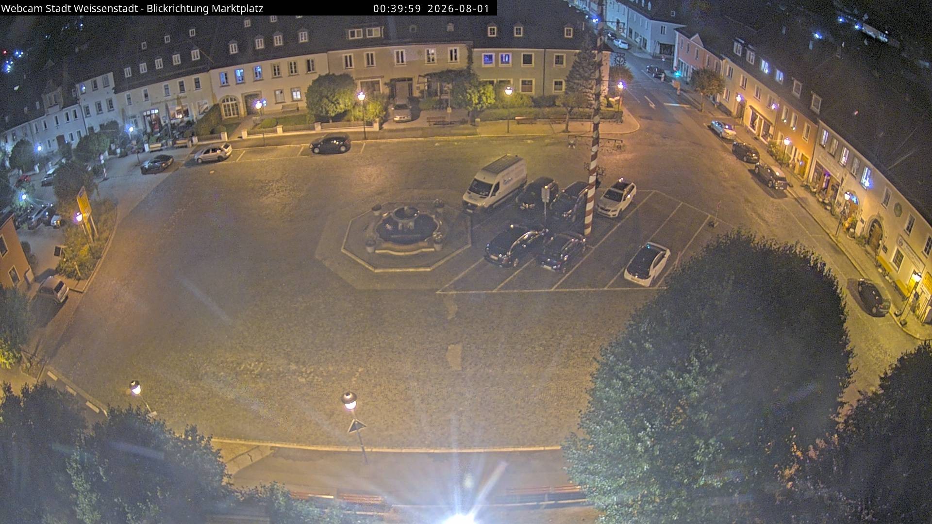 Archiv Foto Webcam Marktplatz Weißenstadt