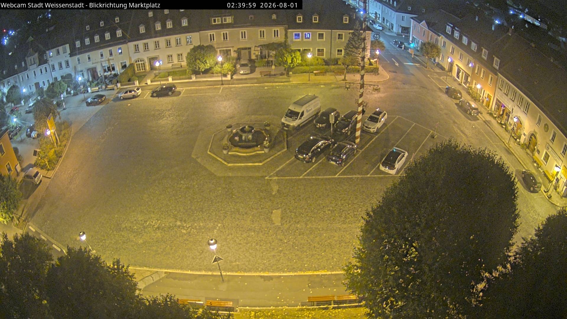 Archiv Foto Webcam Marktplatz Weißenstadt
