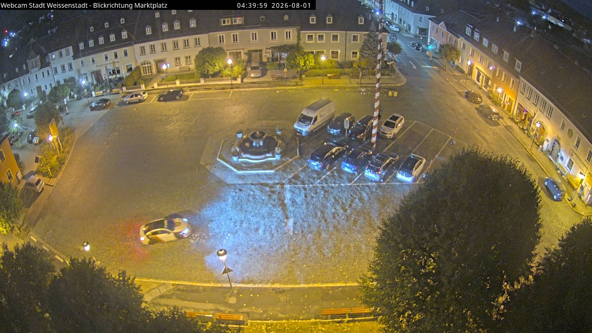 Archiv Foto Webcam Marktplatz Weißenstadt