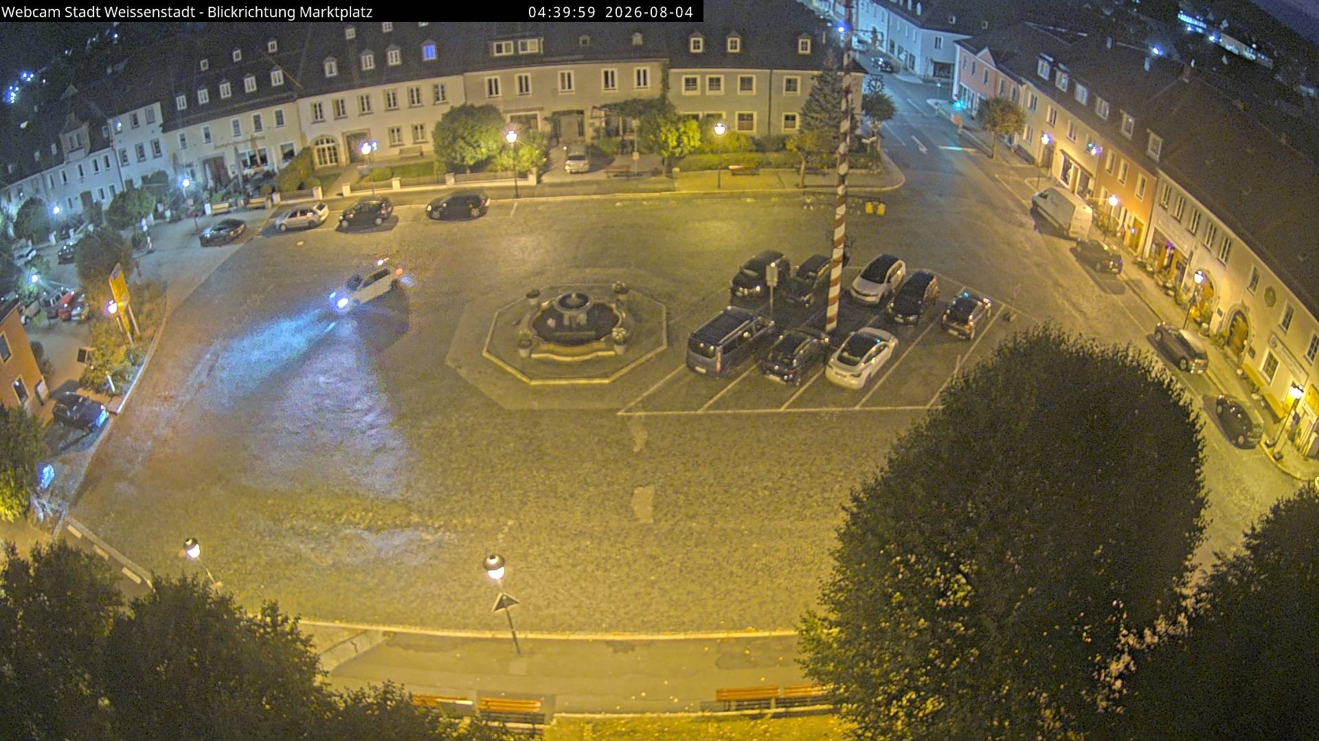 Archived image Webcam Weißenstadt Market Place
