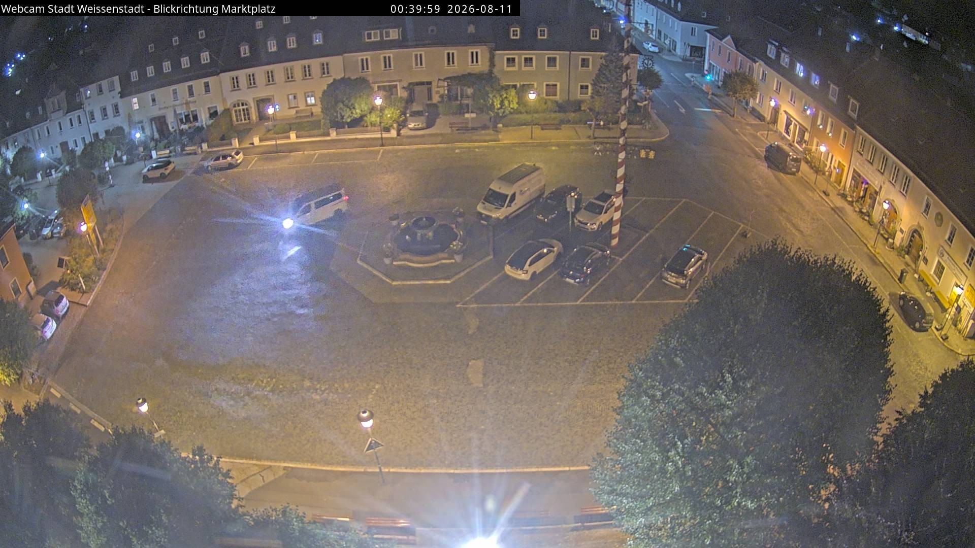 Archiv Foto Webcam Marktplatz Weißenstadt