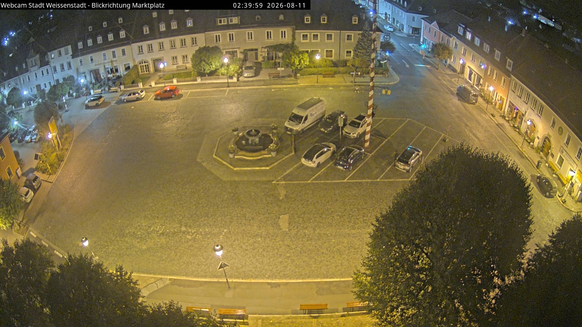 Archiv Foto Webcam Marktplatz Weißenstadt