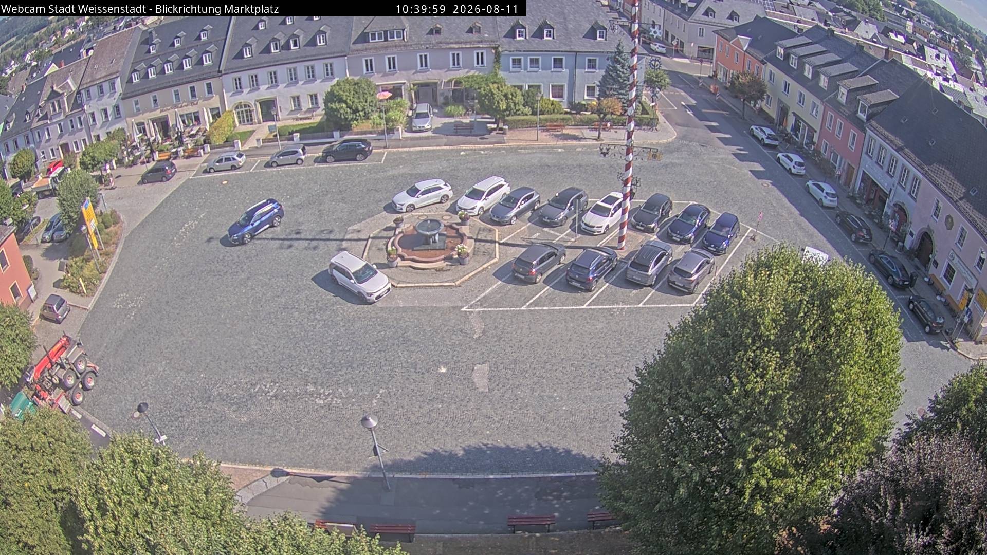 Archiv Foto Webcam Marktplatz Weißenstadt