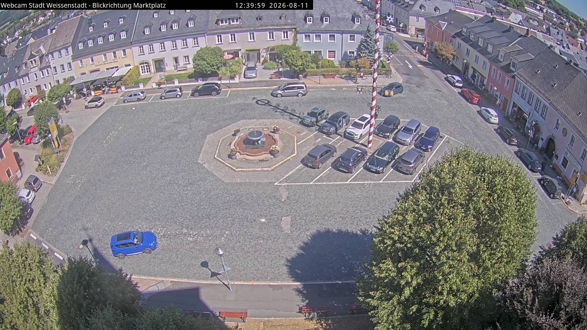 Archiv Foto Webcam Marktplatz Weißenstadt