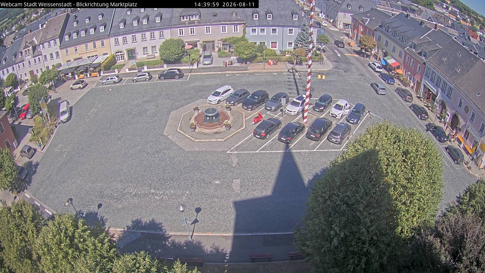 Archiv Foto Webcam Marktplatz Weißenstadt