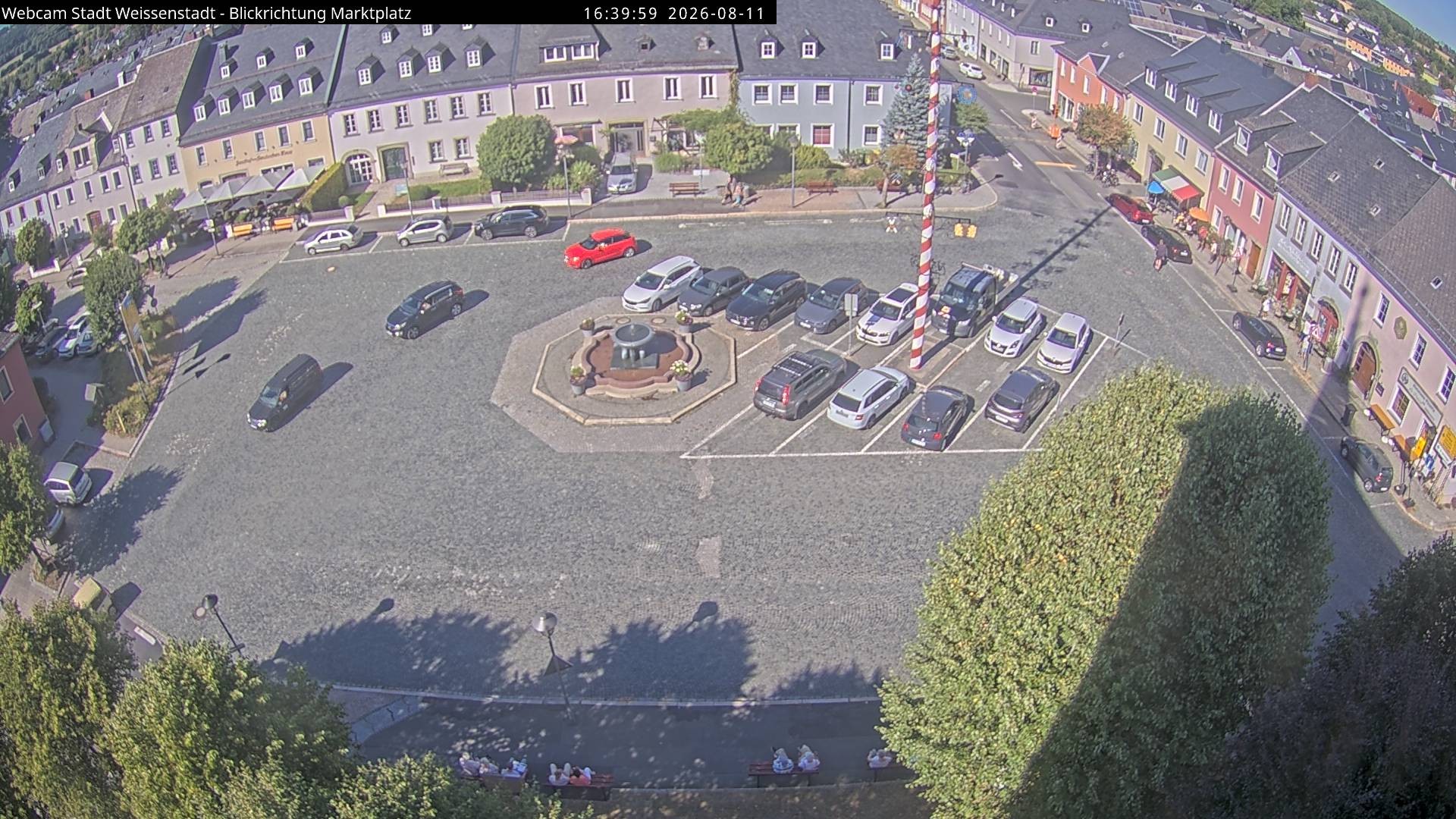 Archiv Foto Webcam Marktplatz Weißenstadt