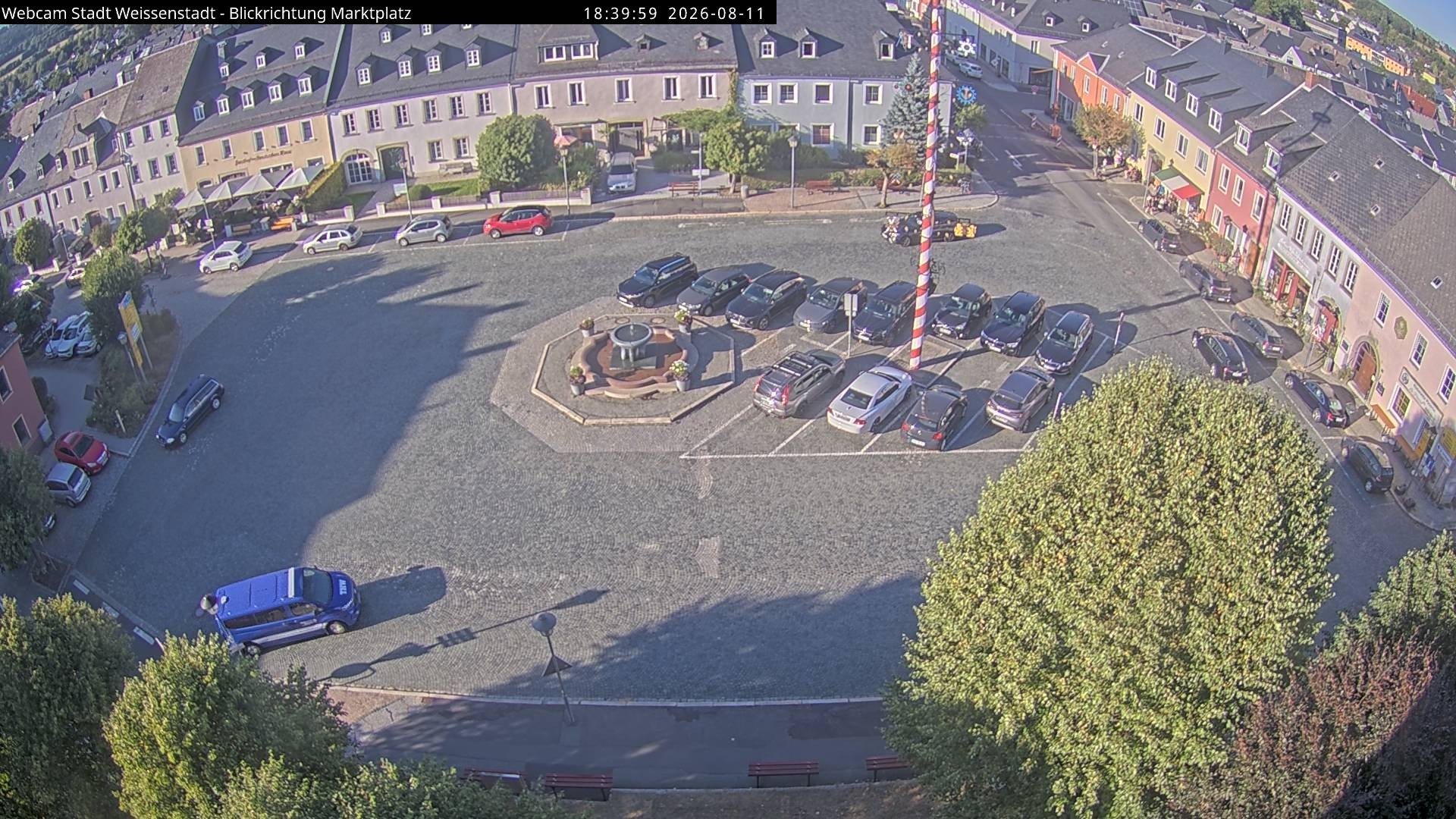 Archiv Foto Webcam Marktplatz Weißenstadt