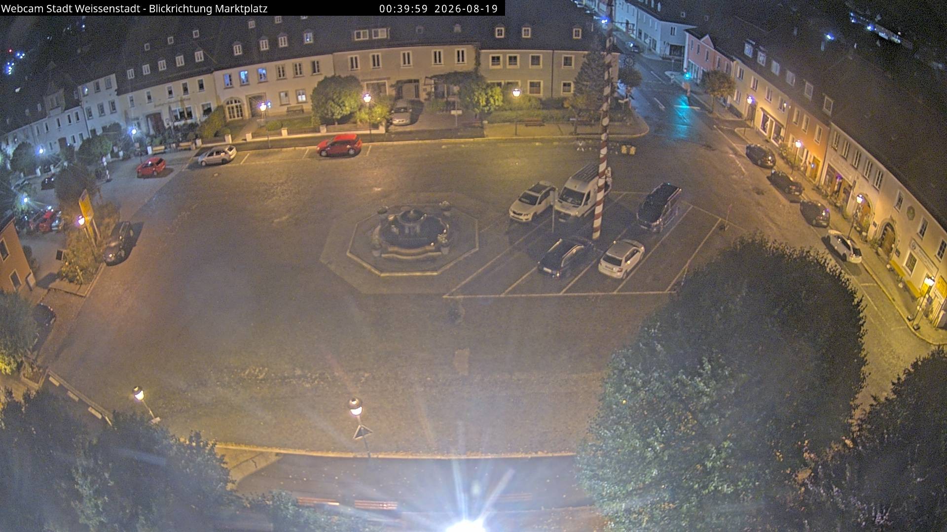Archiv Foto Webcam Marktplatz Weißenstadt