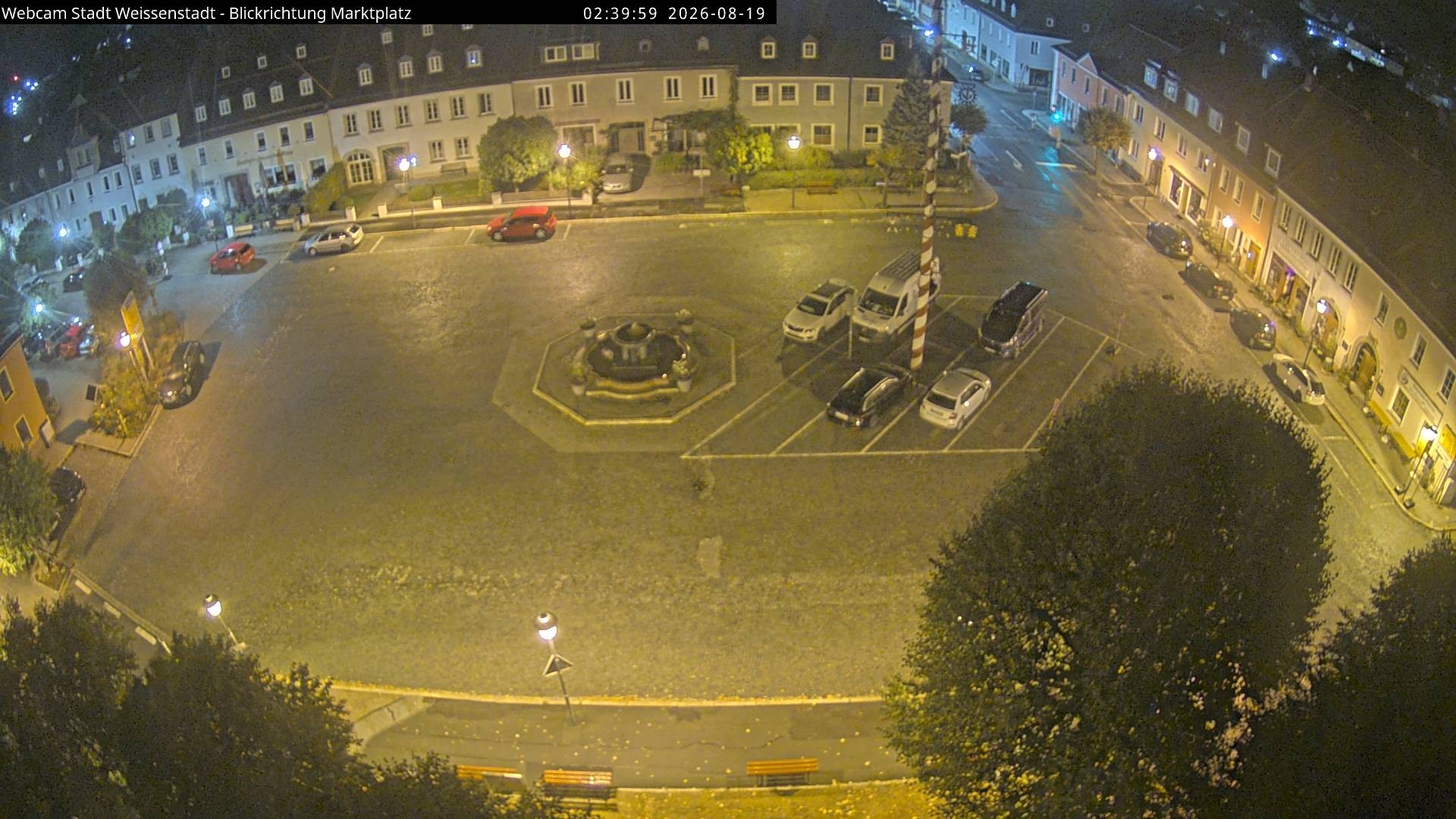 Archiv Foto Webcam Marktplatz Weißenstadt