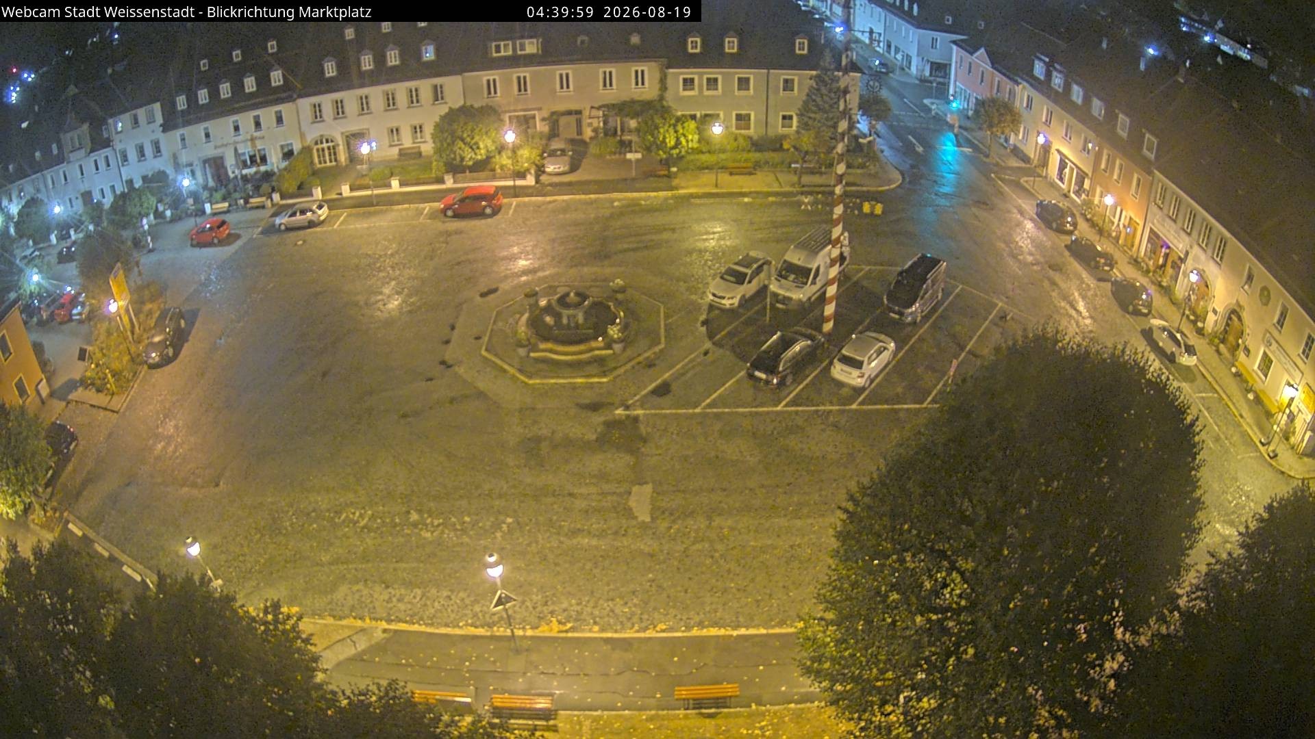Archiv Foto Webcam Marktplatz Weißenstadt