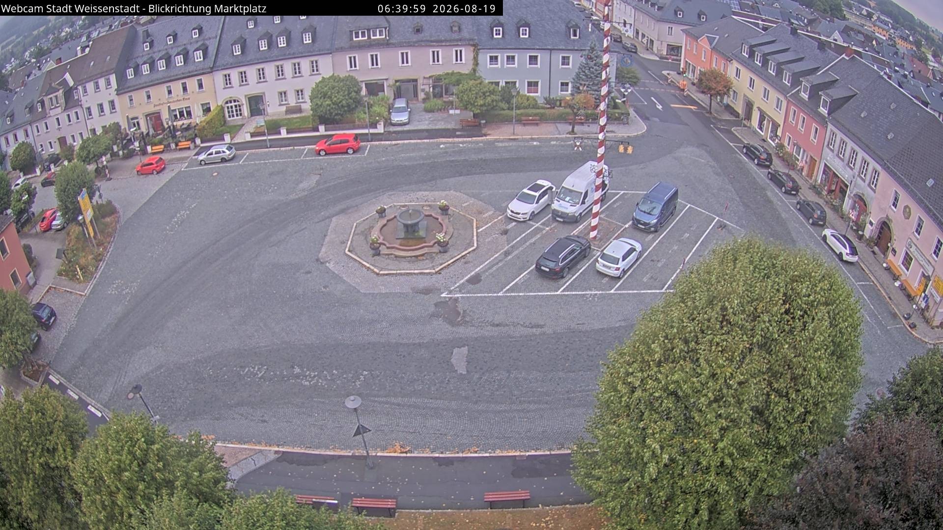 Archiv Foto Webcam Marktplatz Weißenstadt