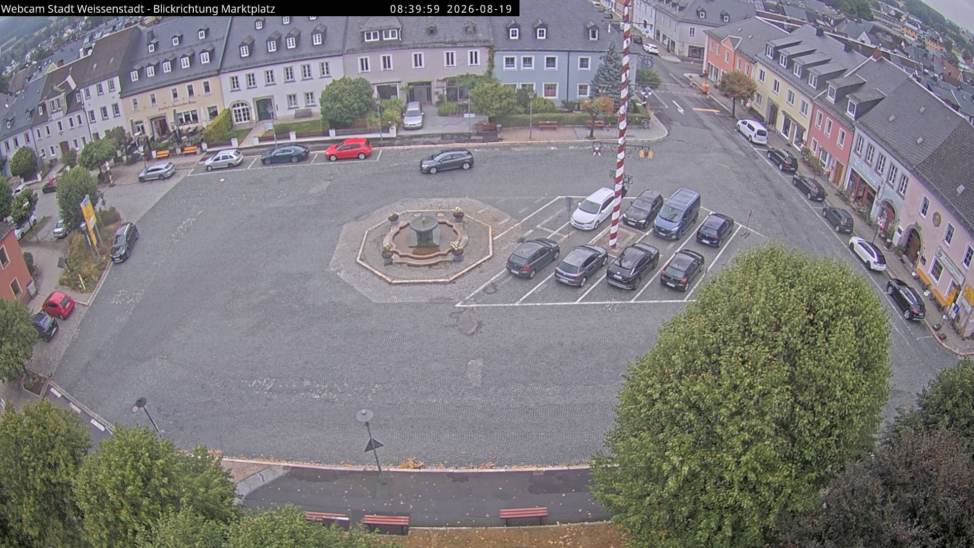 Archiv Foto Webcam Marktplatz Weißenstadt