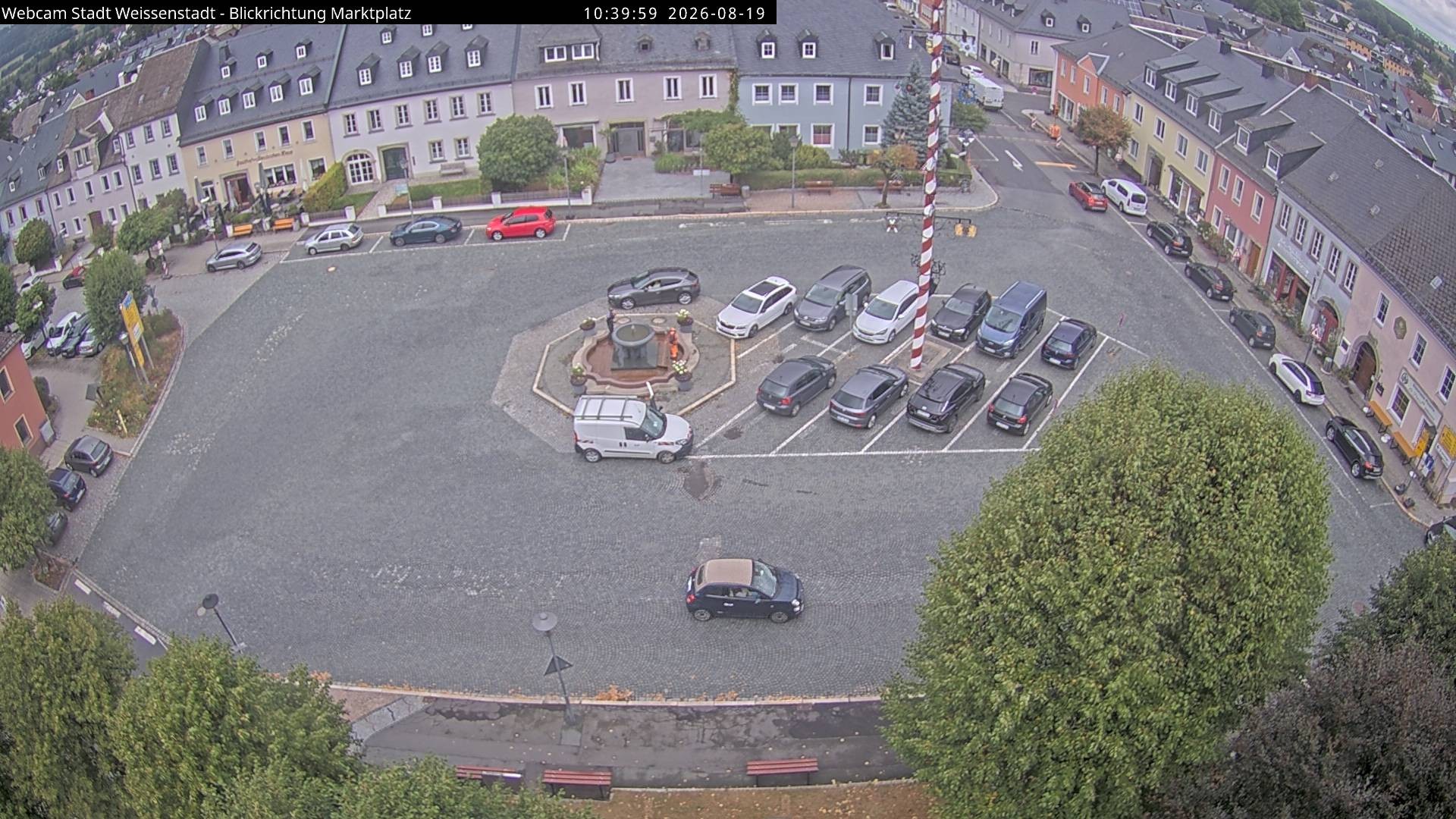 Archiv Foto Webcam Marktplatz Weißenstadt