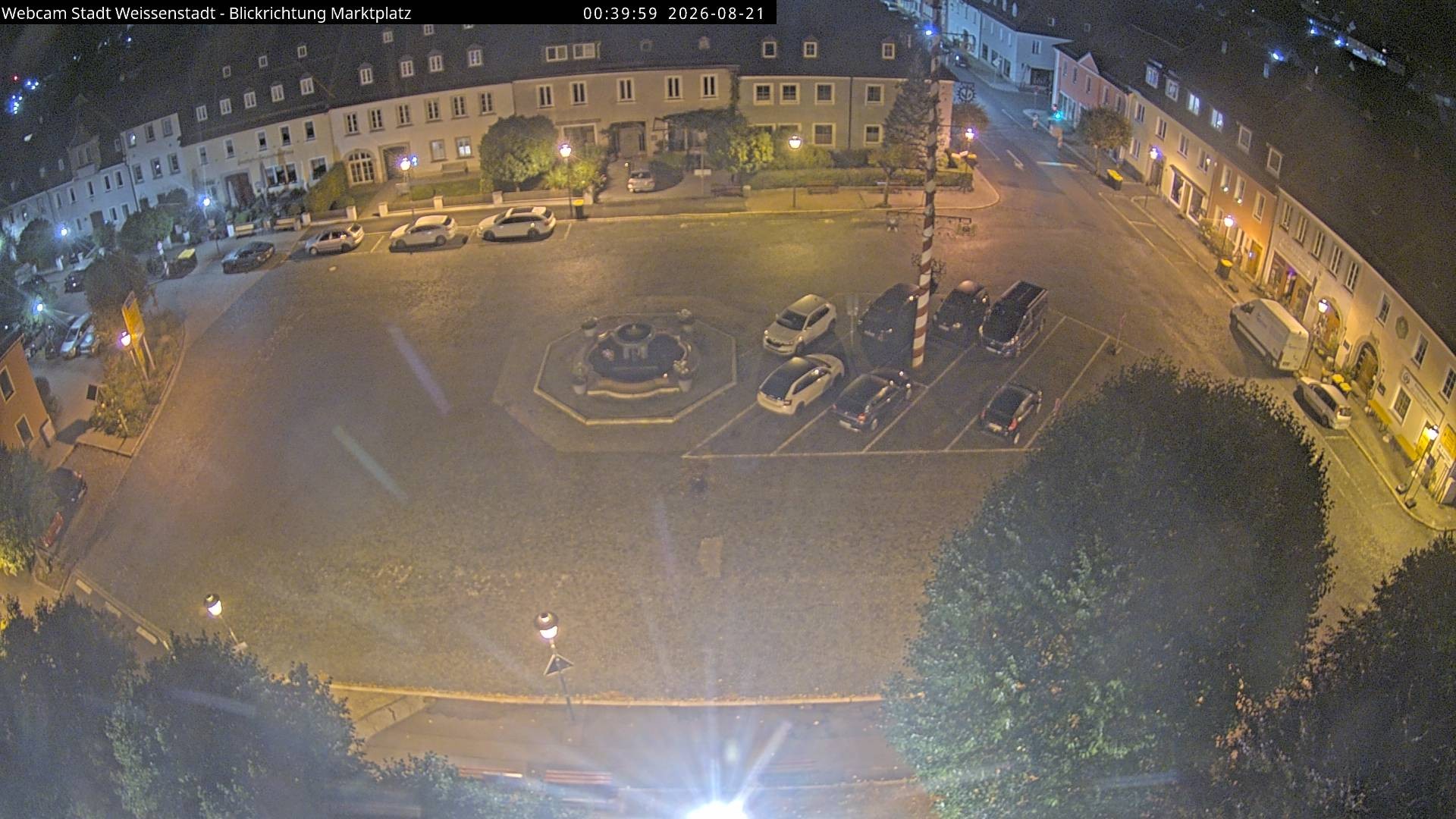 Archiv Foto Webcam Marktplatz Weißenstadt