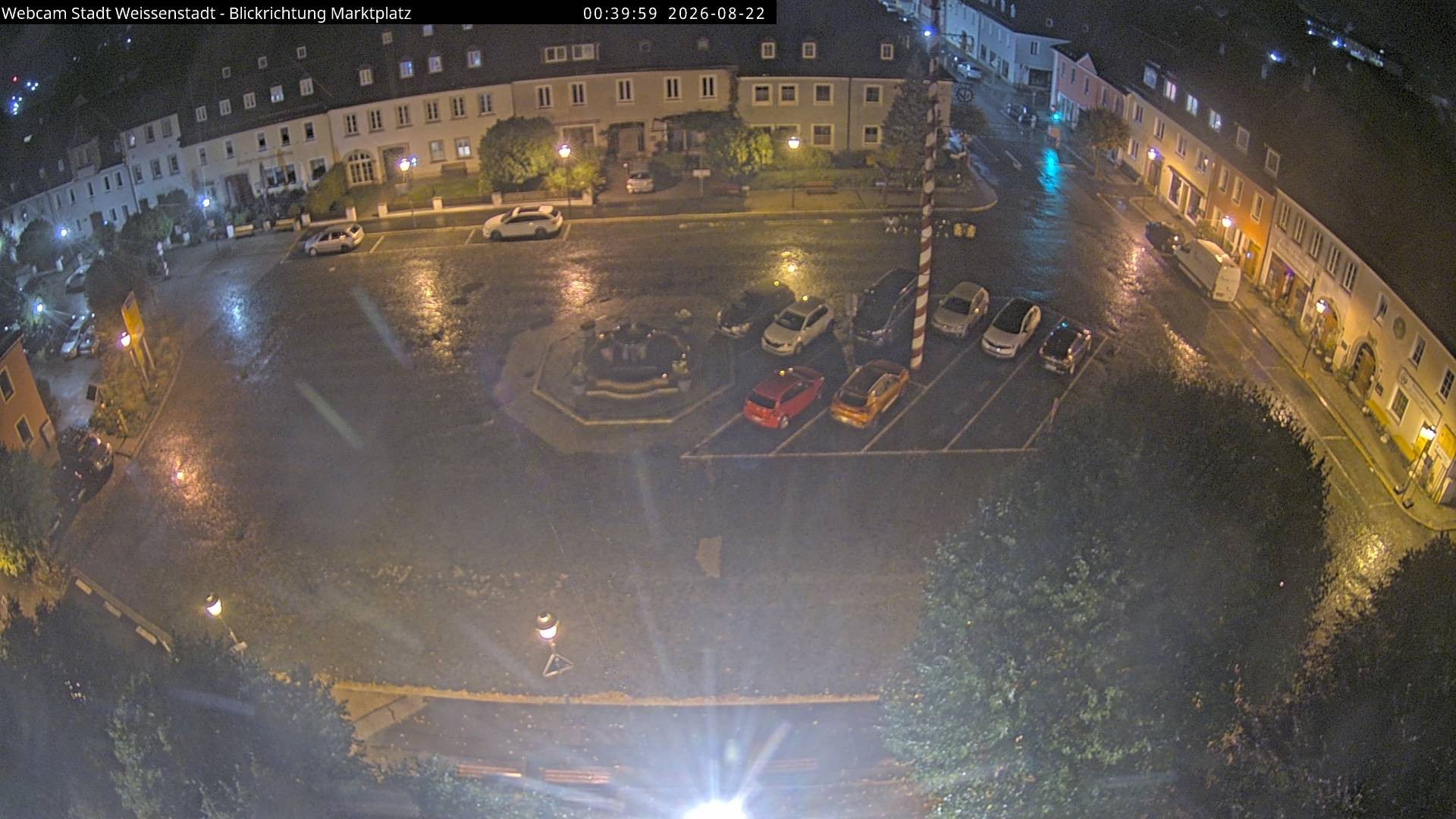 Archiv Foto Webcam Marktplatz Weißenstadt
