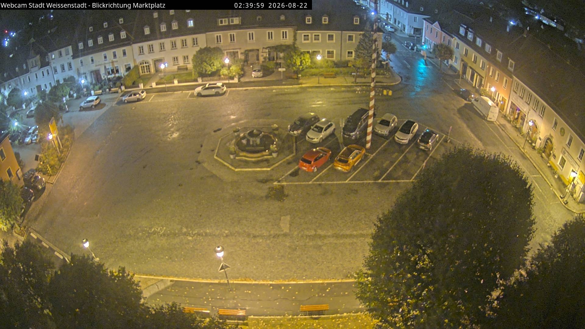 Archiv Foto Webcam Marktplatz Weißenstadt