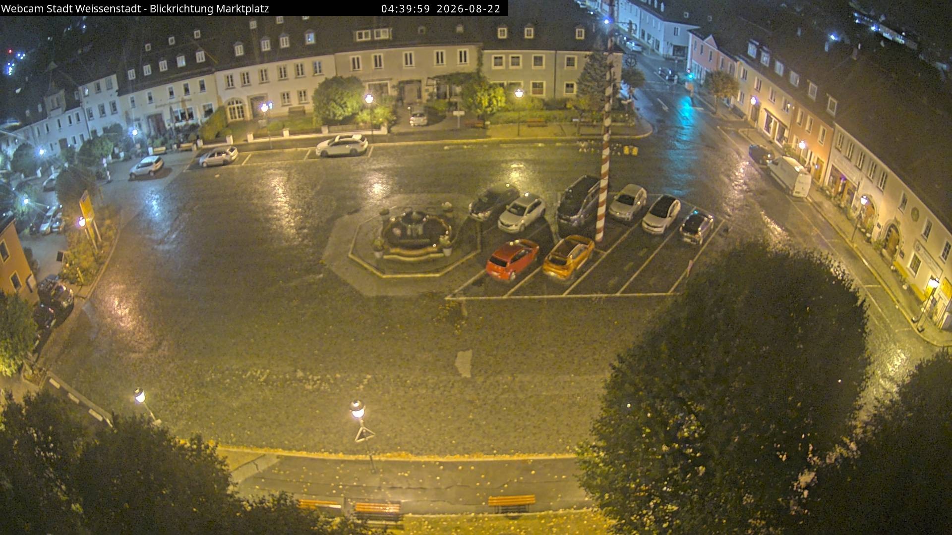 Archiv Foto Webcam Marktplatz Weißenstadt