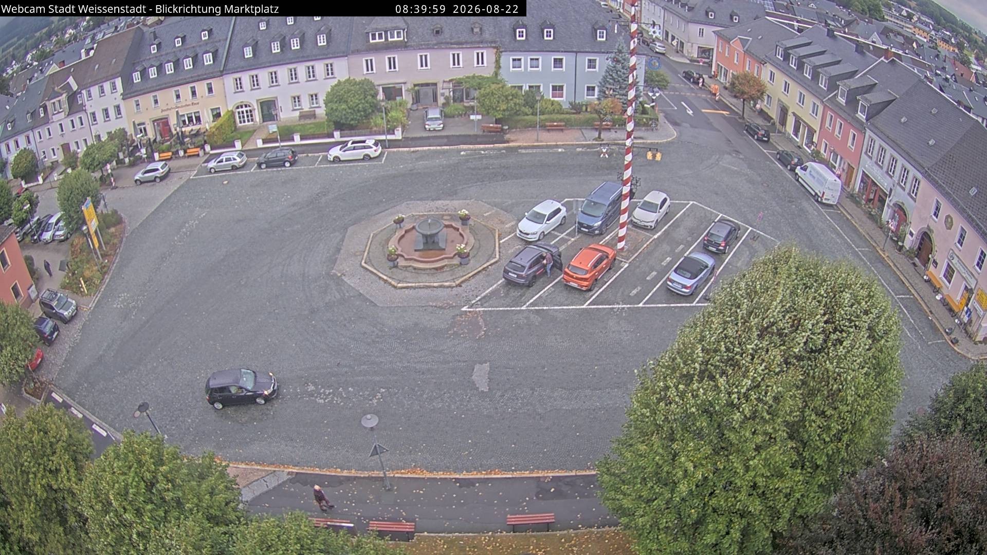 Archiv Foto Webcam Marktplatz Weißenstadt