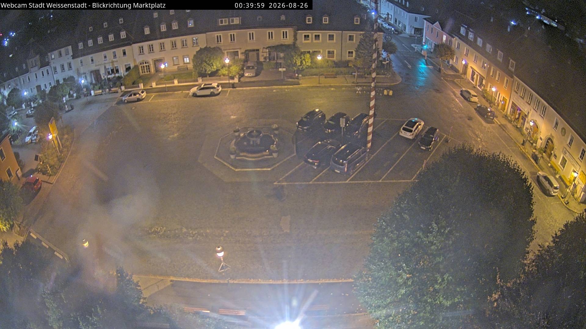 Archiv Foto Webcam Marktplatz Weißenstadt