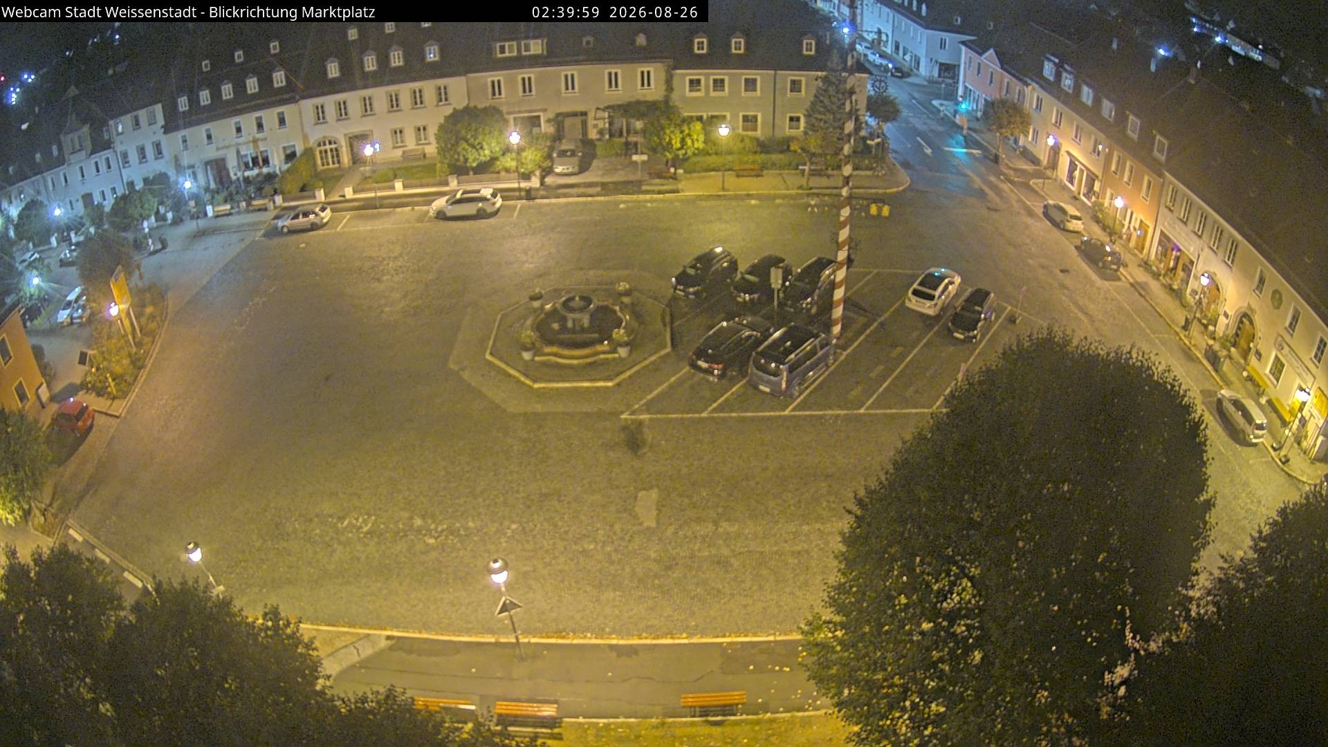 Archiv Foto Webcam Marktplatz Weißenstadt