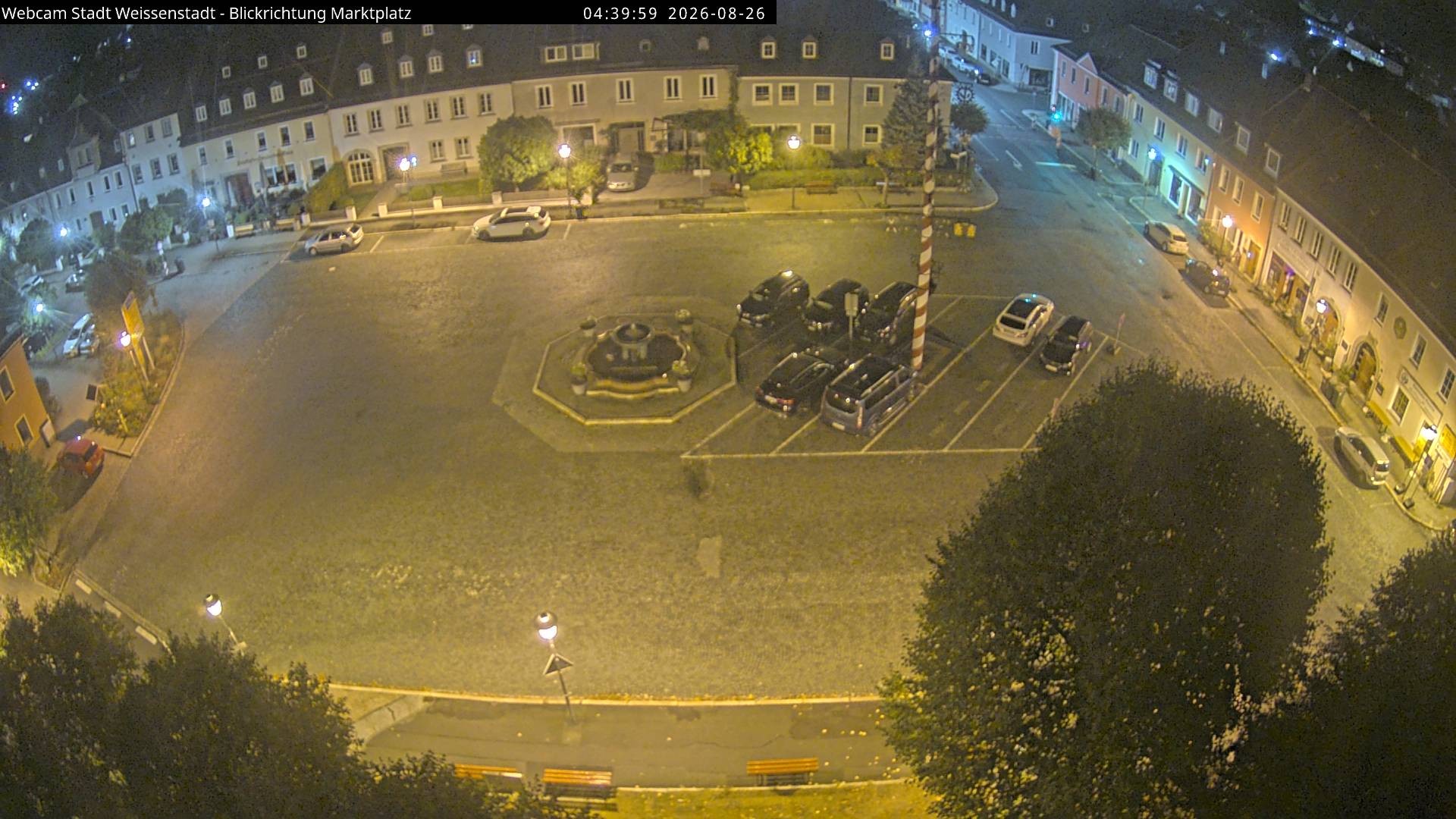 Archiv Foto Webcam Marktplatz Weißenstadt
