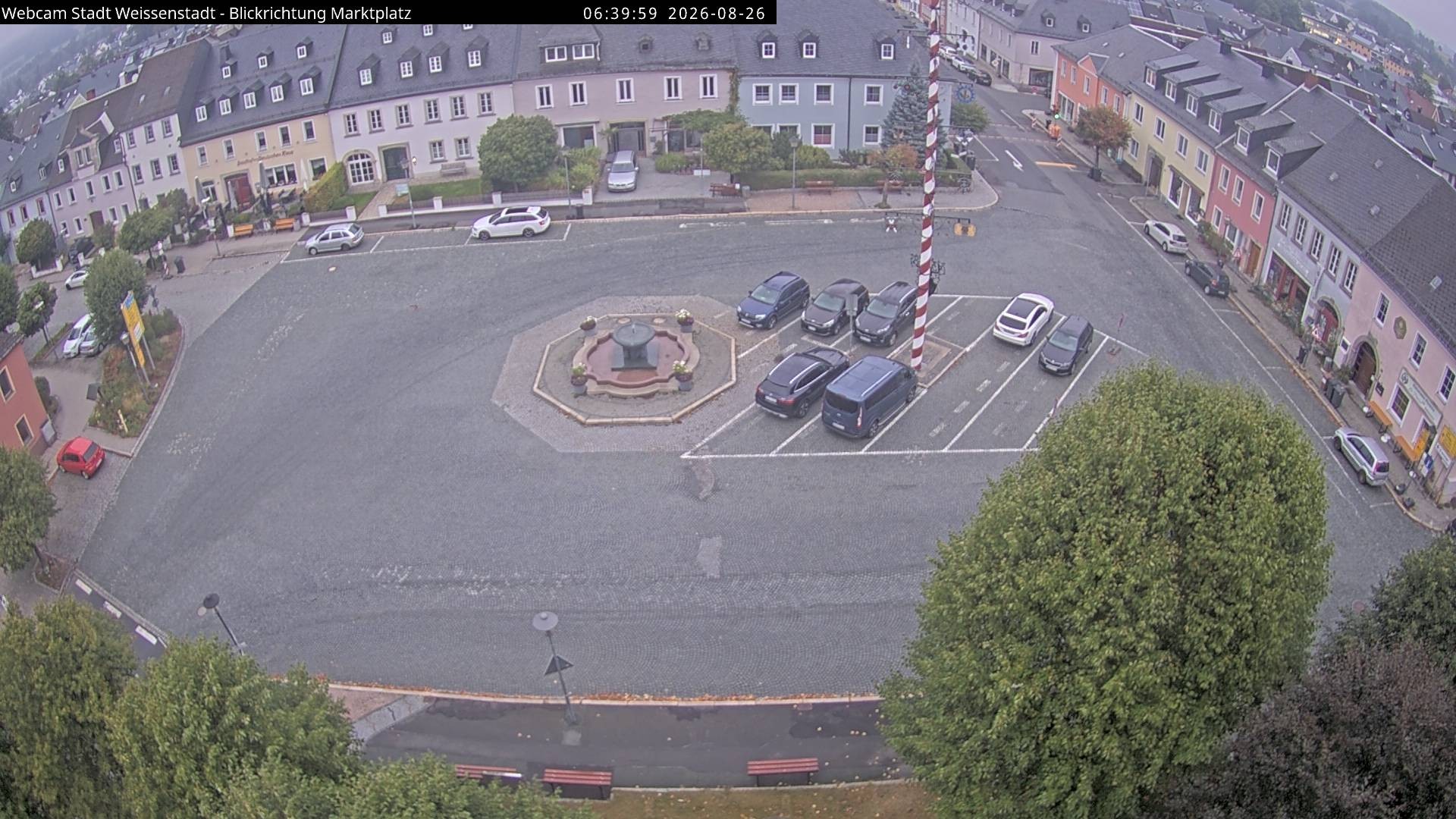 Archiv Foto Webcam Marktplatz Weißenstadt
