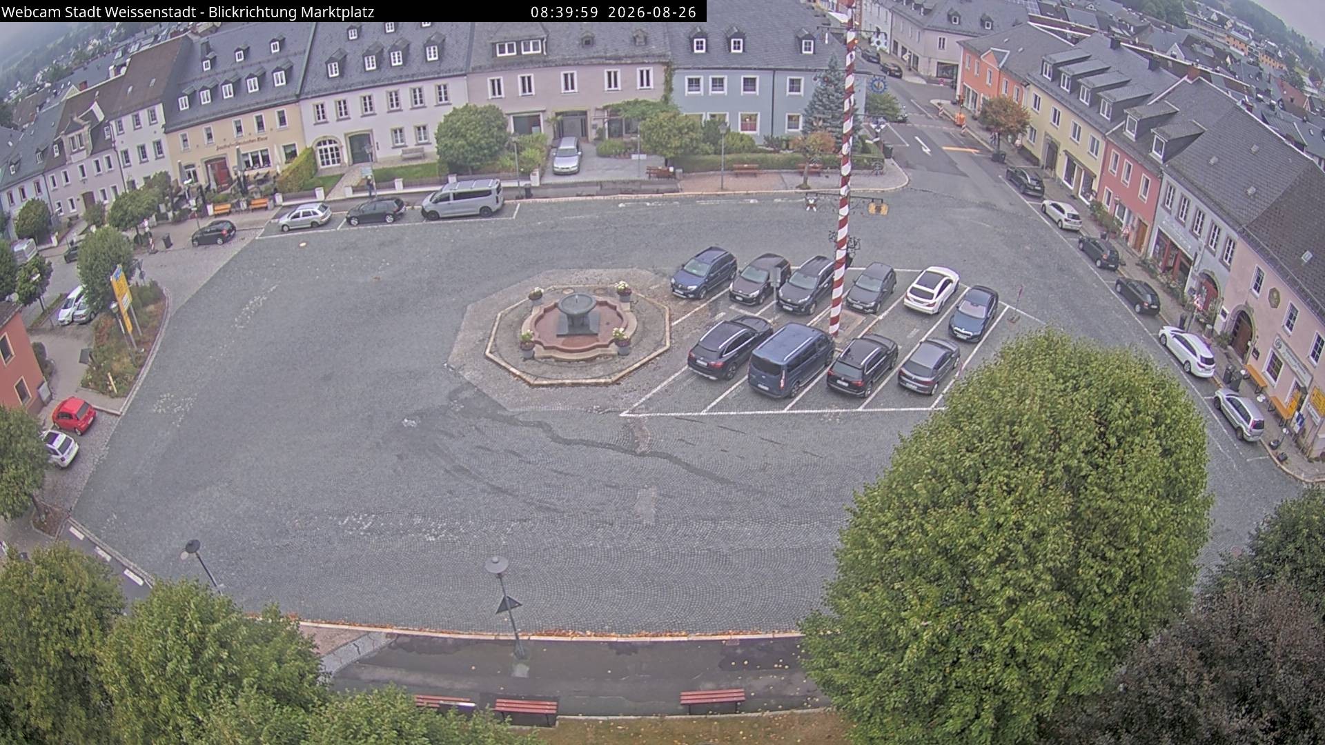 Archiv Foto Webcam Marktplatz Weißenstadt