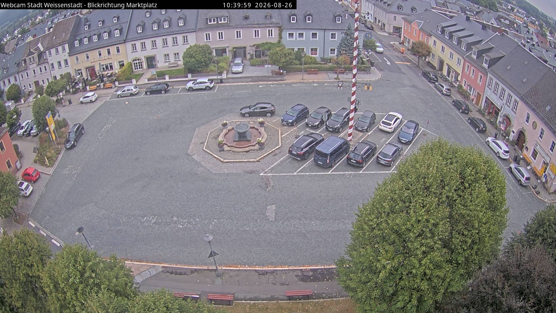 Archiv Foto Webcam Marktplatz Weißenstadt
