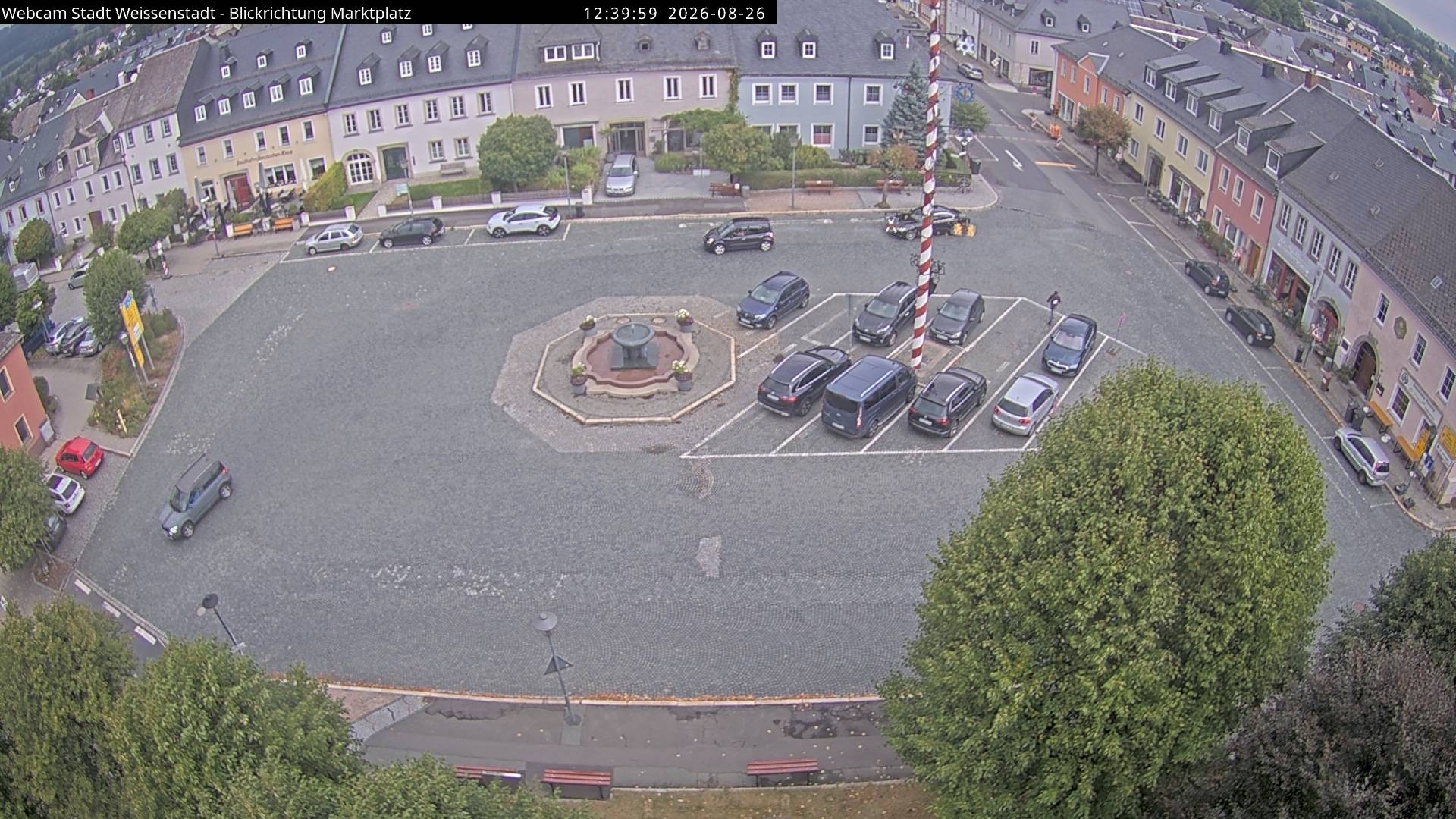 Archiv Foto Webcam Marktplatz Weißenstadt