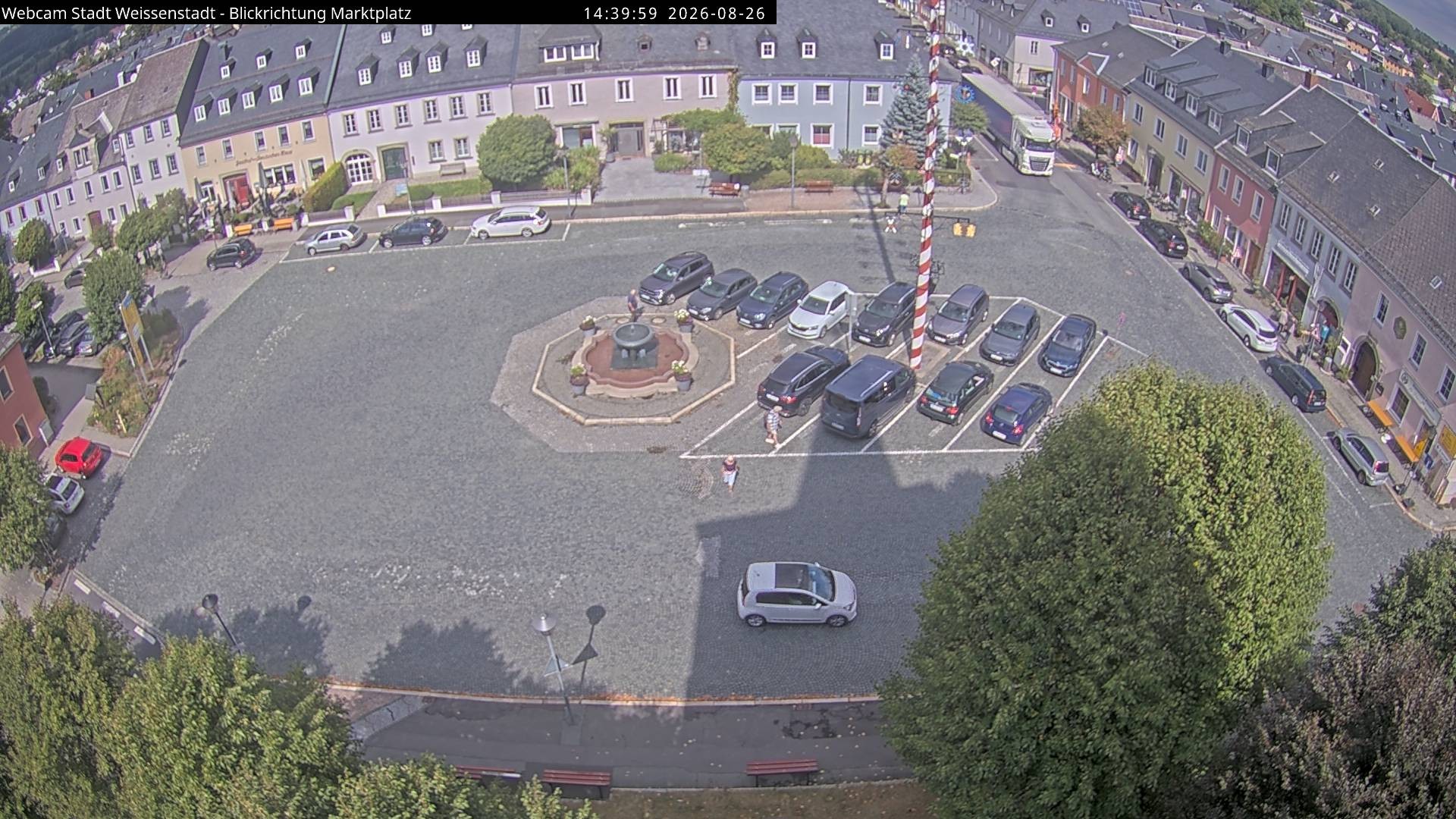 Archiv Foto Webcam Marktplatz Weißenstadt