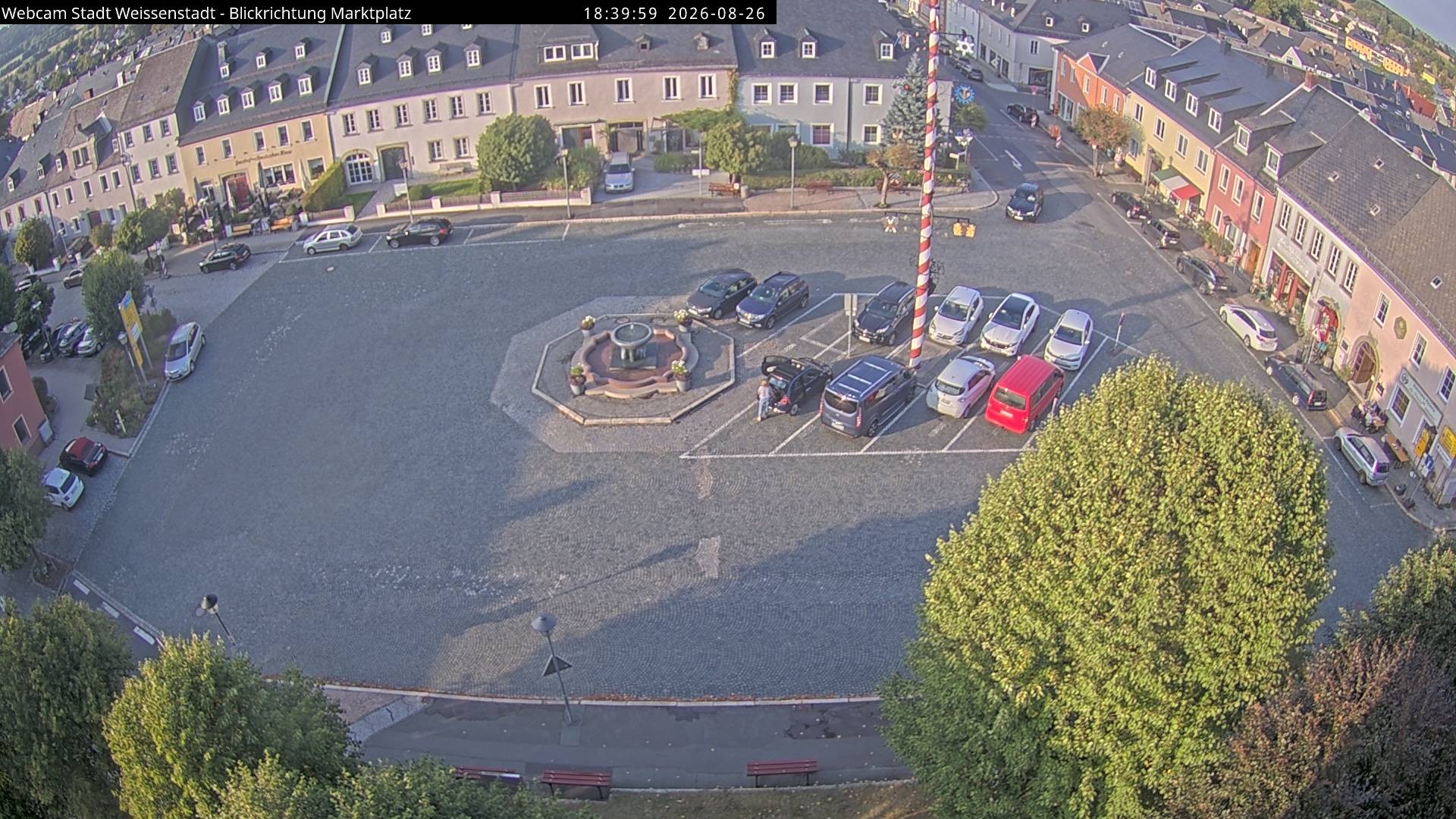 Archiv Foto Webcam Marktplatz Weißenstadt