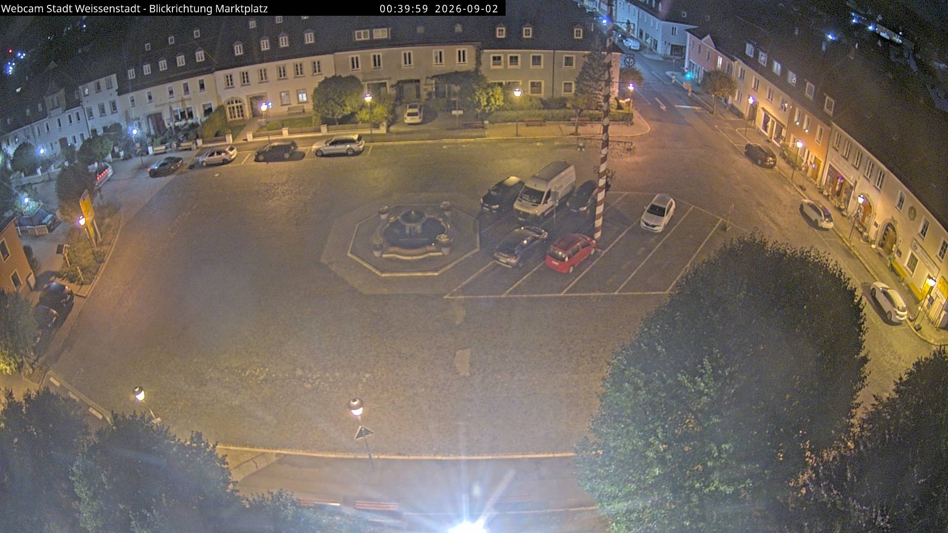 Archiv Foto Webcam Marktplatz Weißenstadt